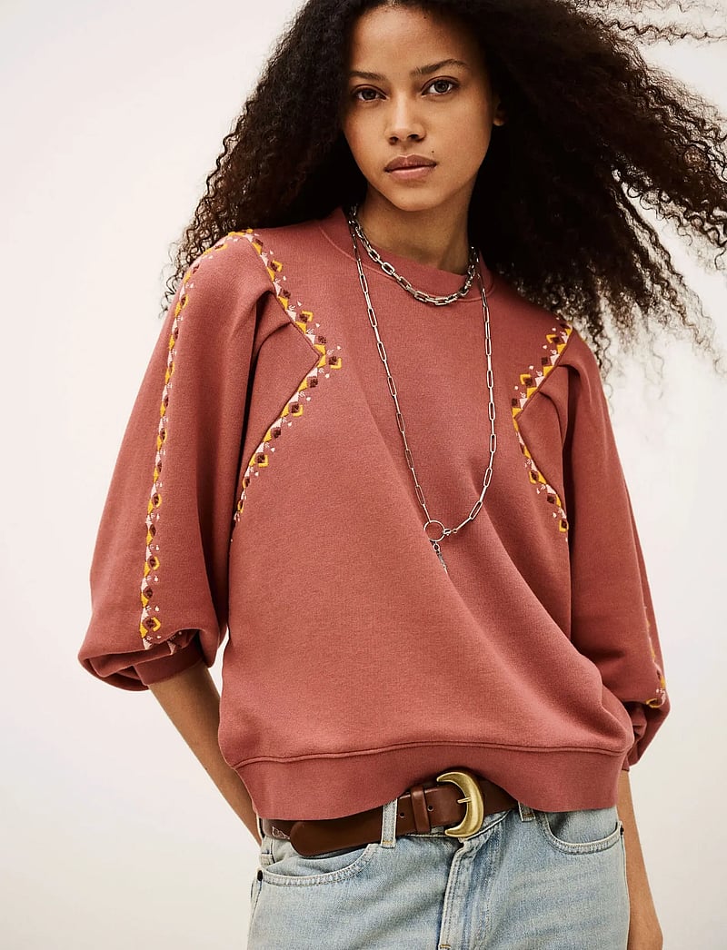 ba&sh - SWEAT MESTA - sweatshirts & hoodies - blush - 3