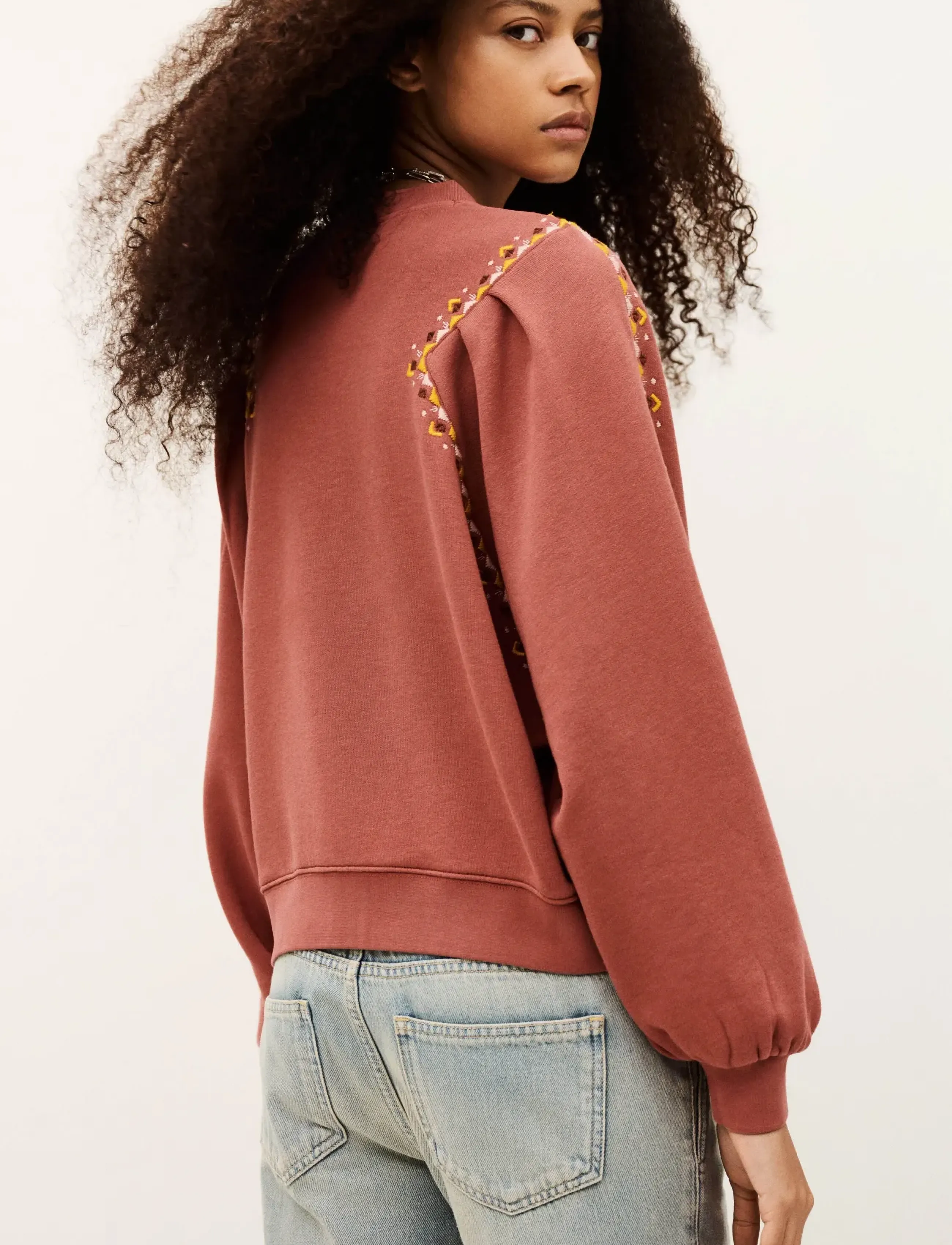 ba&sh - SWEAT MESTA - sweatshirts & hoodies - blush - 4