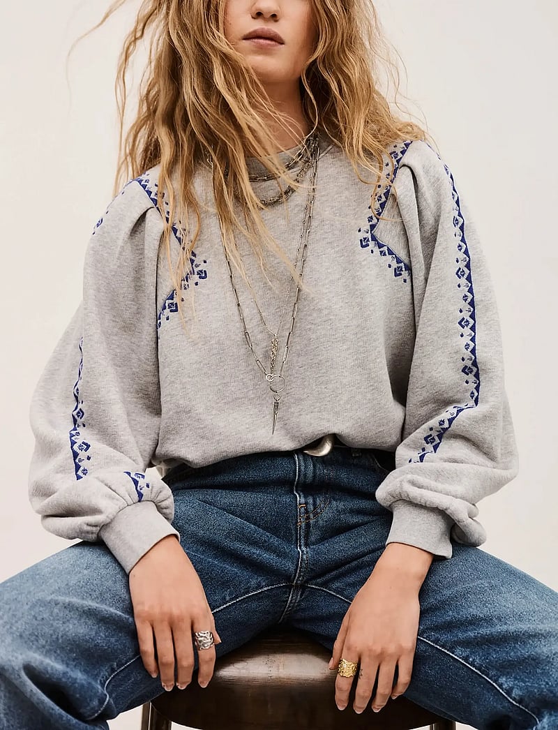 ba&sh - SWEAT MESTA - sweatshirts & hoodies - grey - 3
