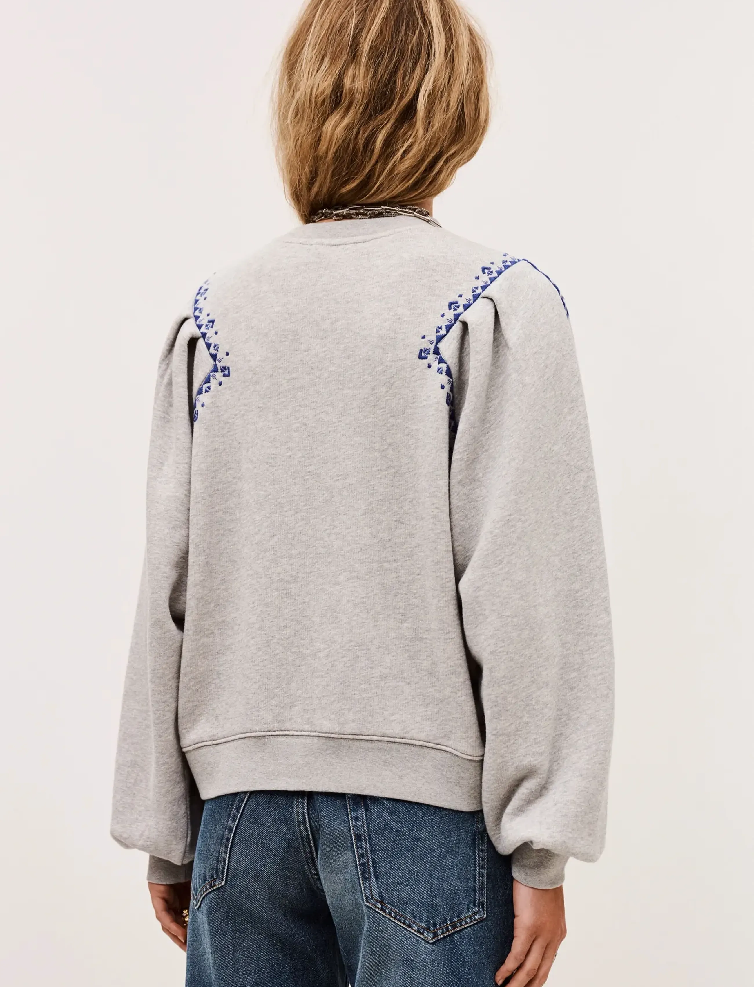 ba&sh - SWEAT MESTA - sweatshirts & hoodies - grey - 4