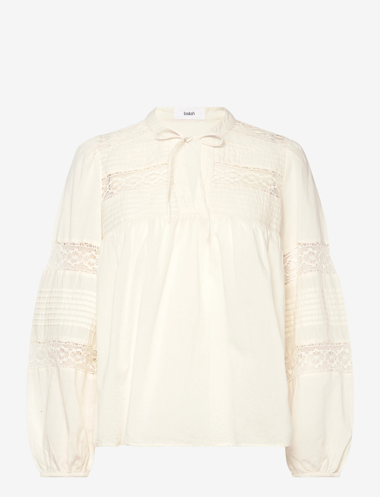 ba&sh - BLOUSE NAMI - long sleeved blouses - ecru - 0