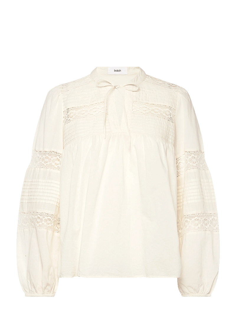ba&sh - BLOUSE NAMI - long sleeved blouses - ecru - 0