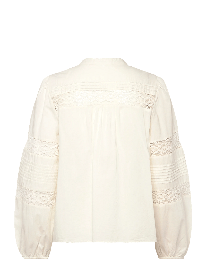 ba&sh - BLOUSE NAMI - long sleeved blouses - ecru - 1