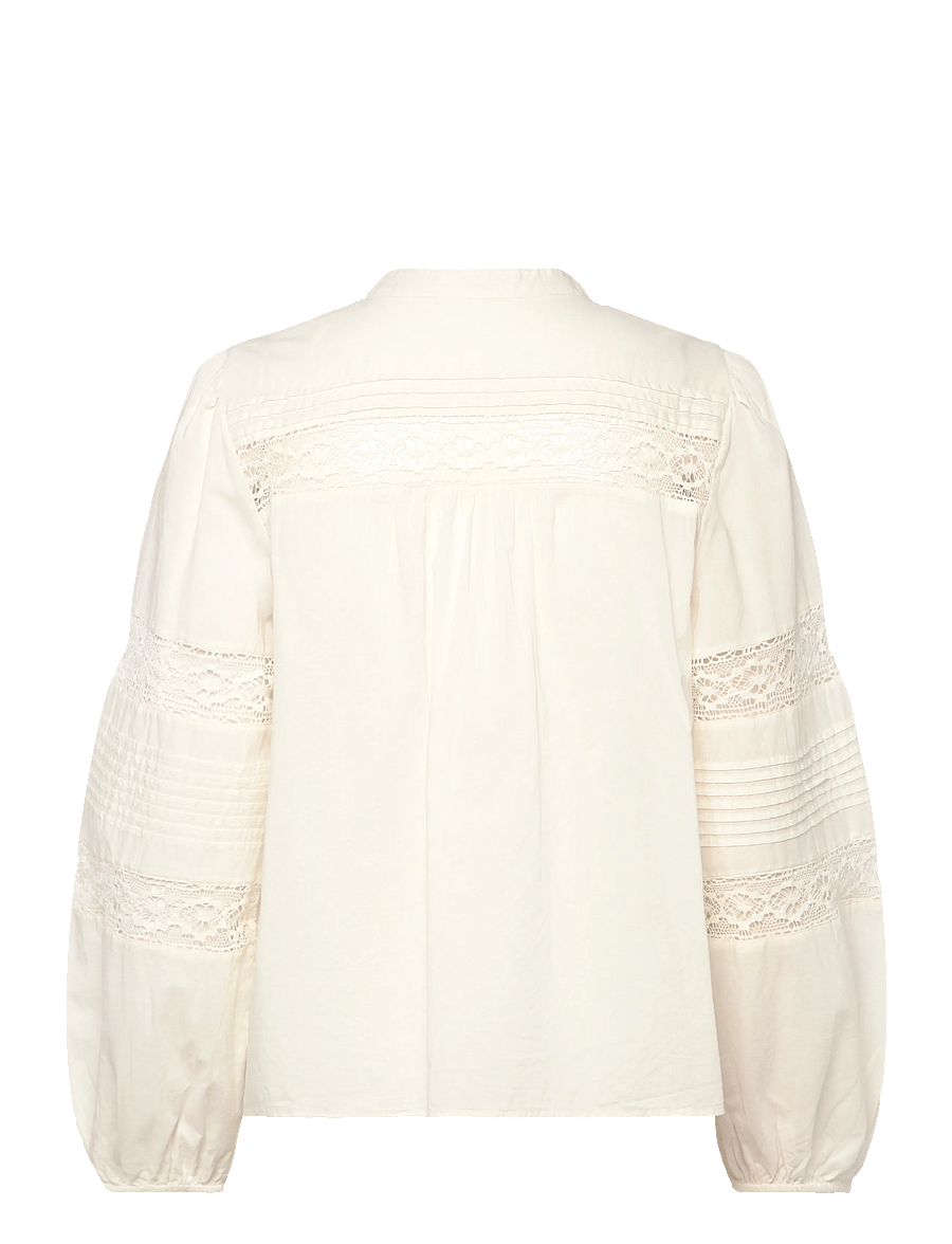 ba&sh - BLOUSE NAMI - langærmede bluser - ecru - 1