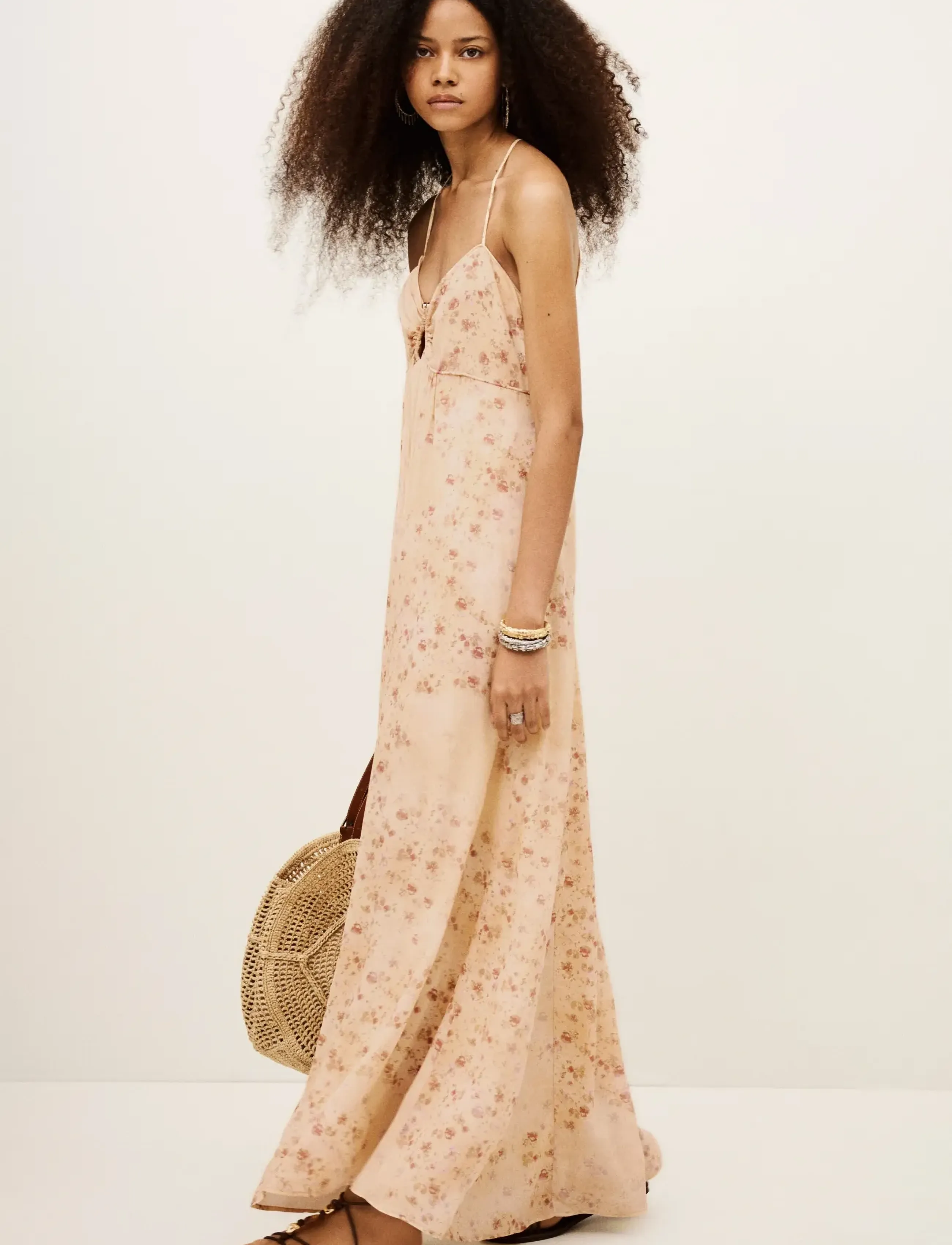 ba&sh ROBE NATZ - Kleider - ECRU / beige