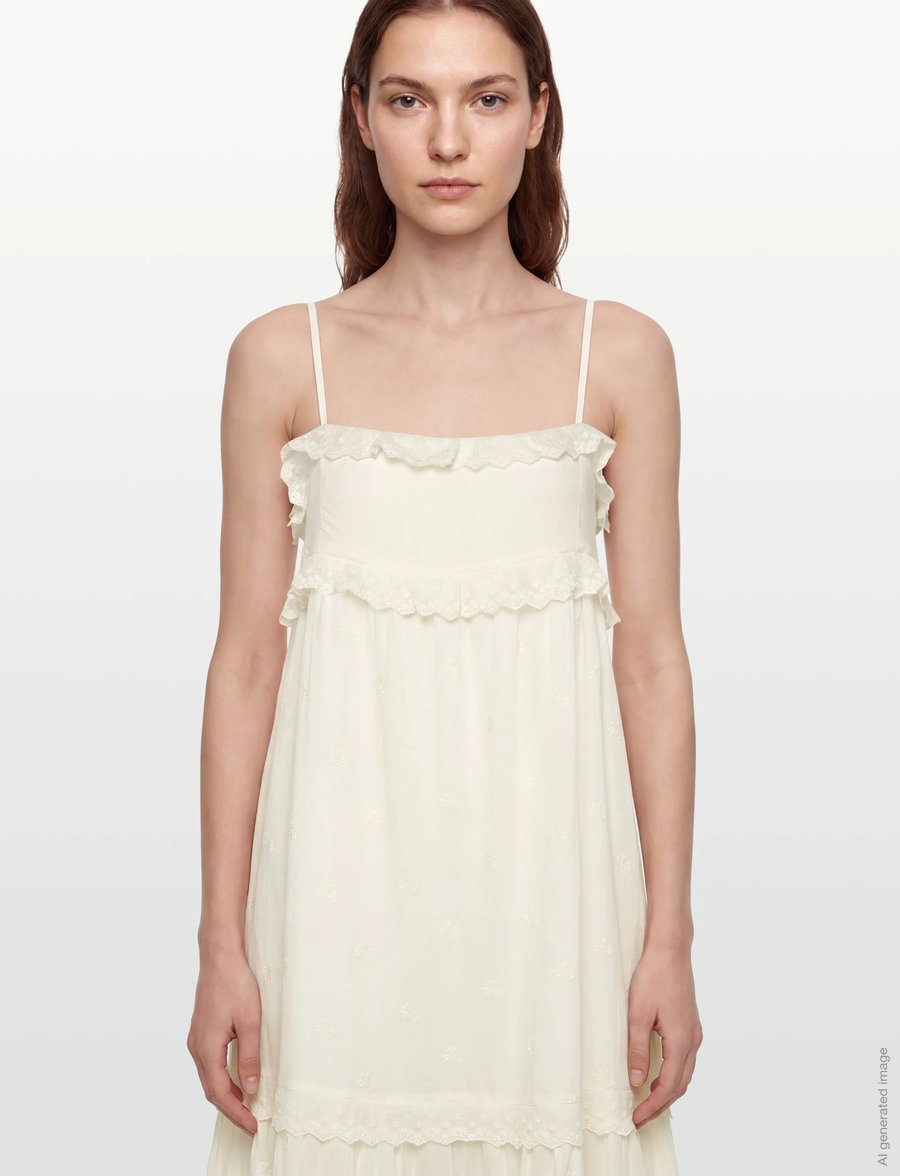 ba&sh - ROBE PENNY - ecru - 3