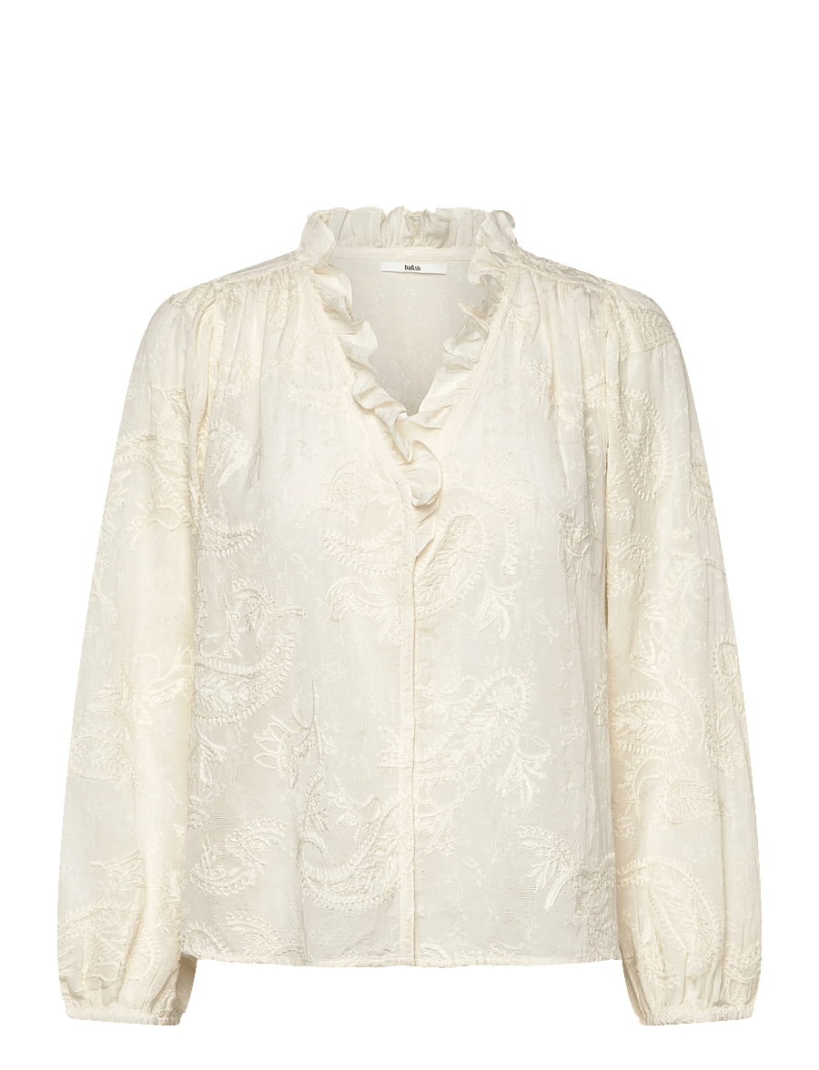 ba&sh - CHEMISE PETTY - long sleeved blouses - ecru - 1