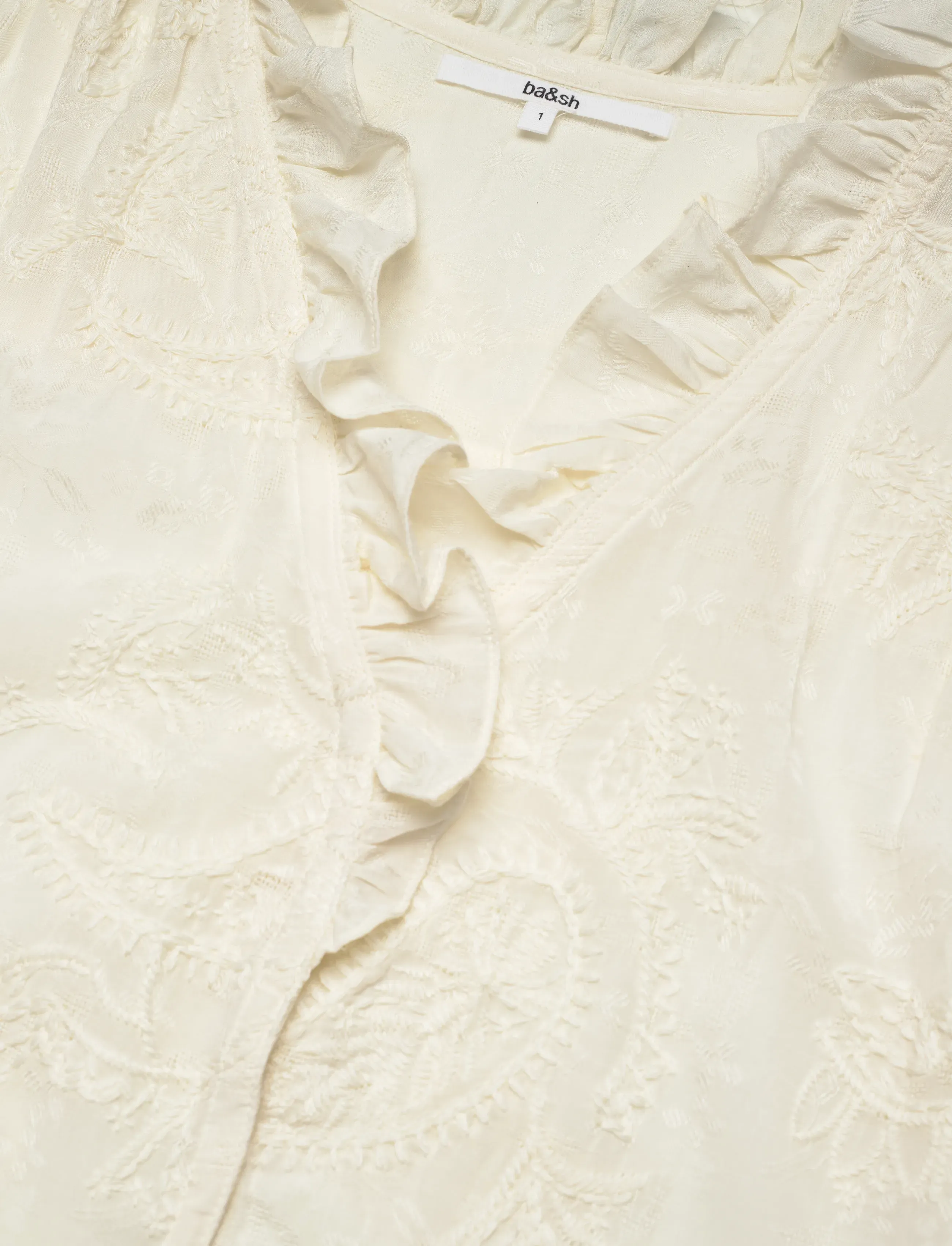 ba&sh - CHEMISE PETTY - long sleeved blouses - ecru - 5