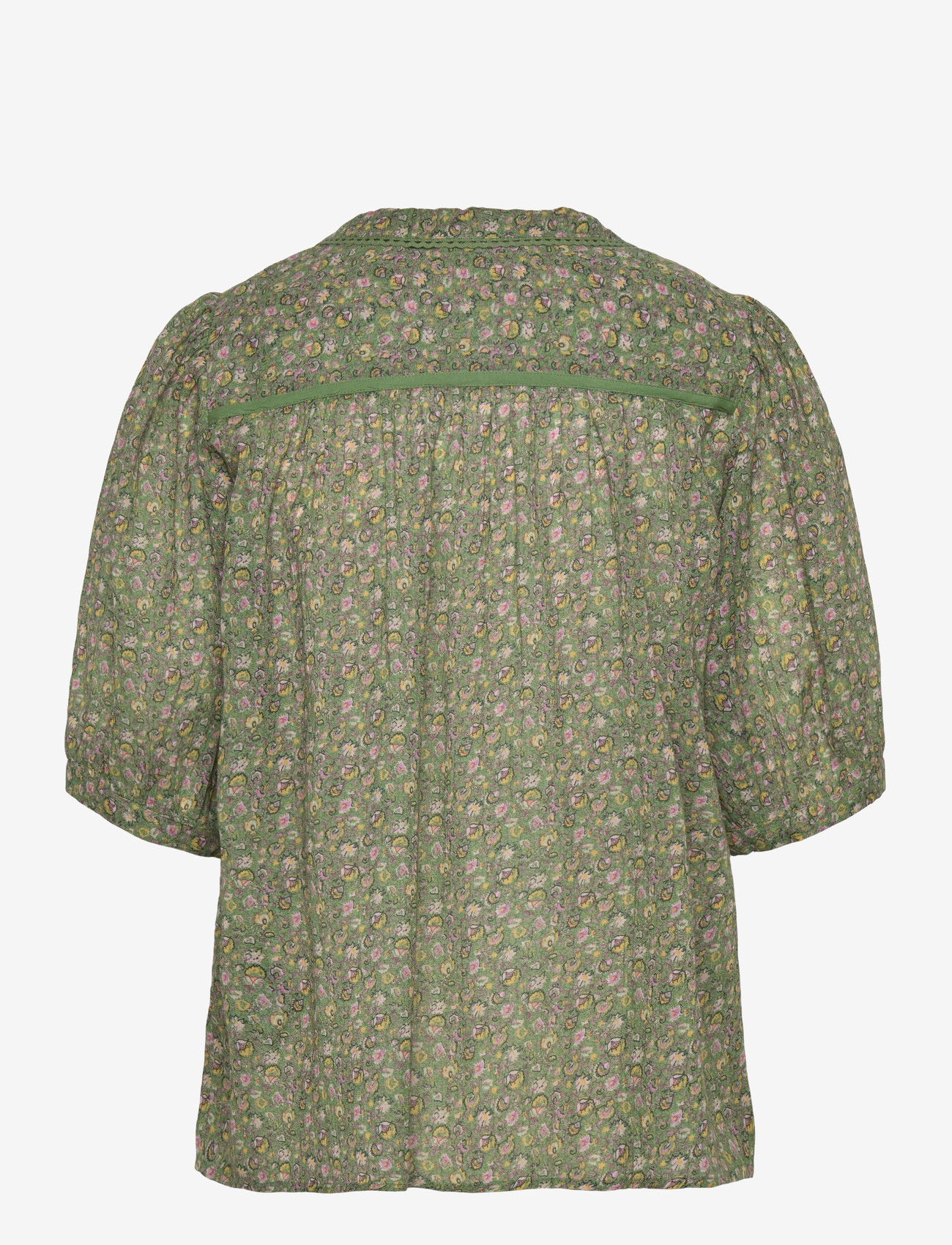 ba&sh - CHEMISE PHYSALYS - kortärmade blusar - green - 1