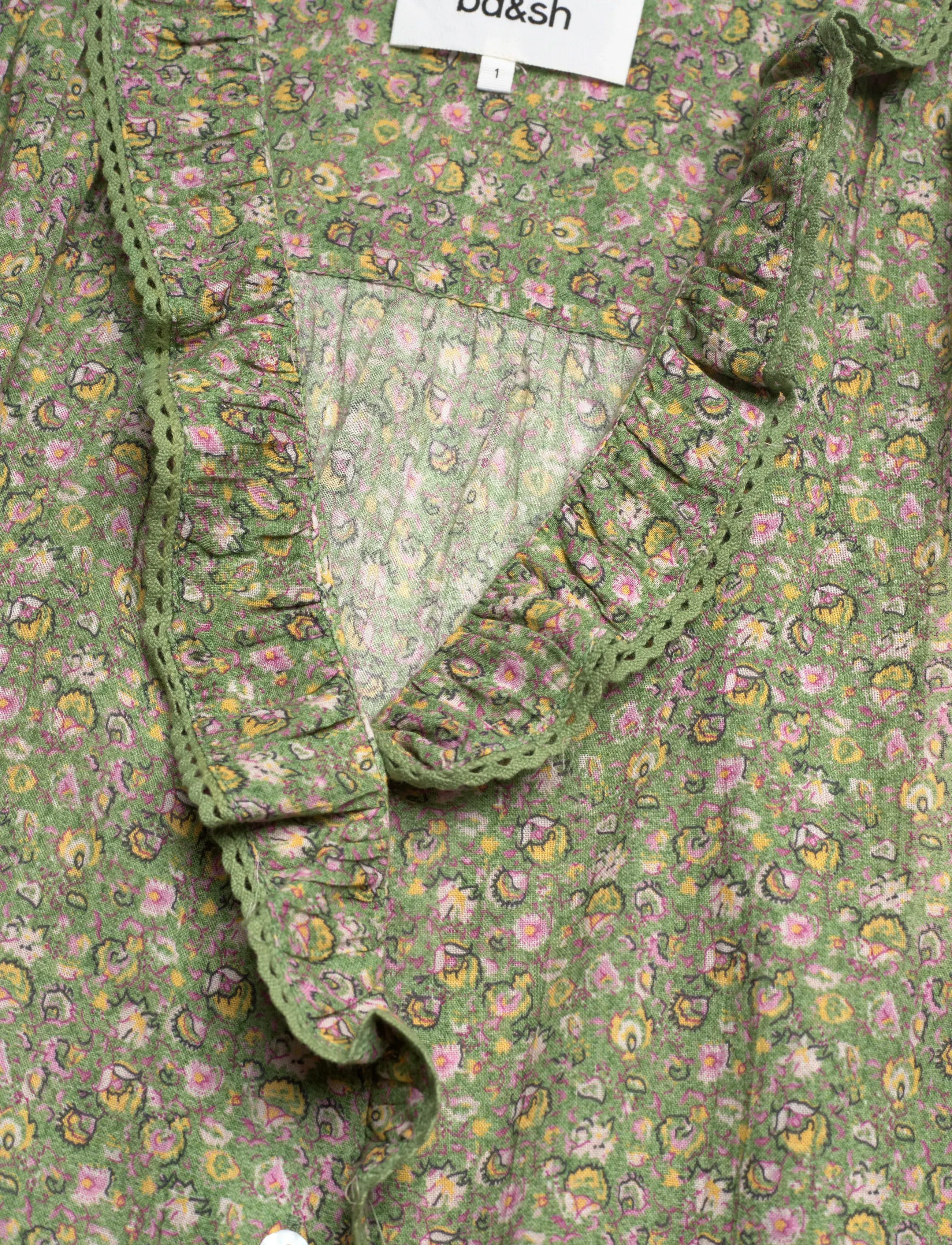 ba&sh - CHEMISE PHYSALYS - green - 2