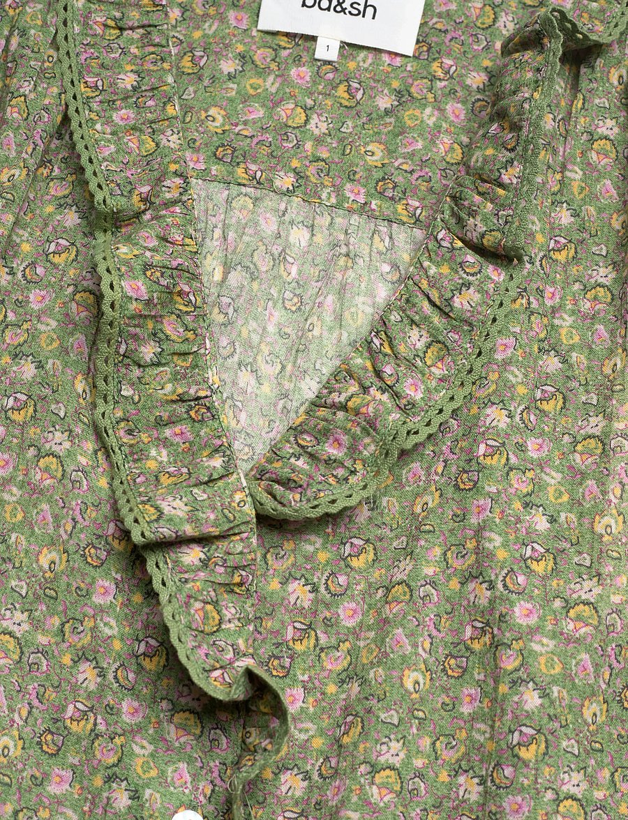 ba&sh - CHEMISE PHYSALYS - blouses à manches courtes - green - 2