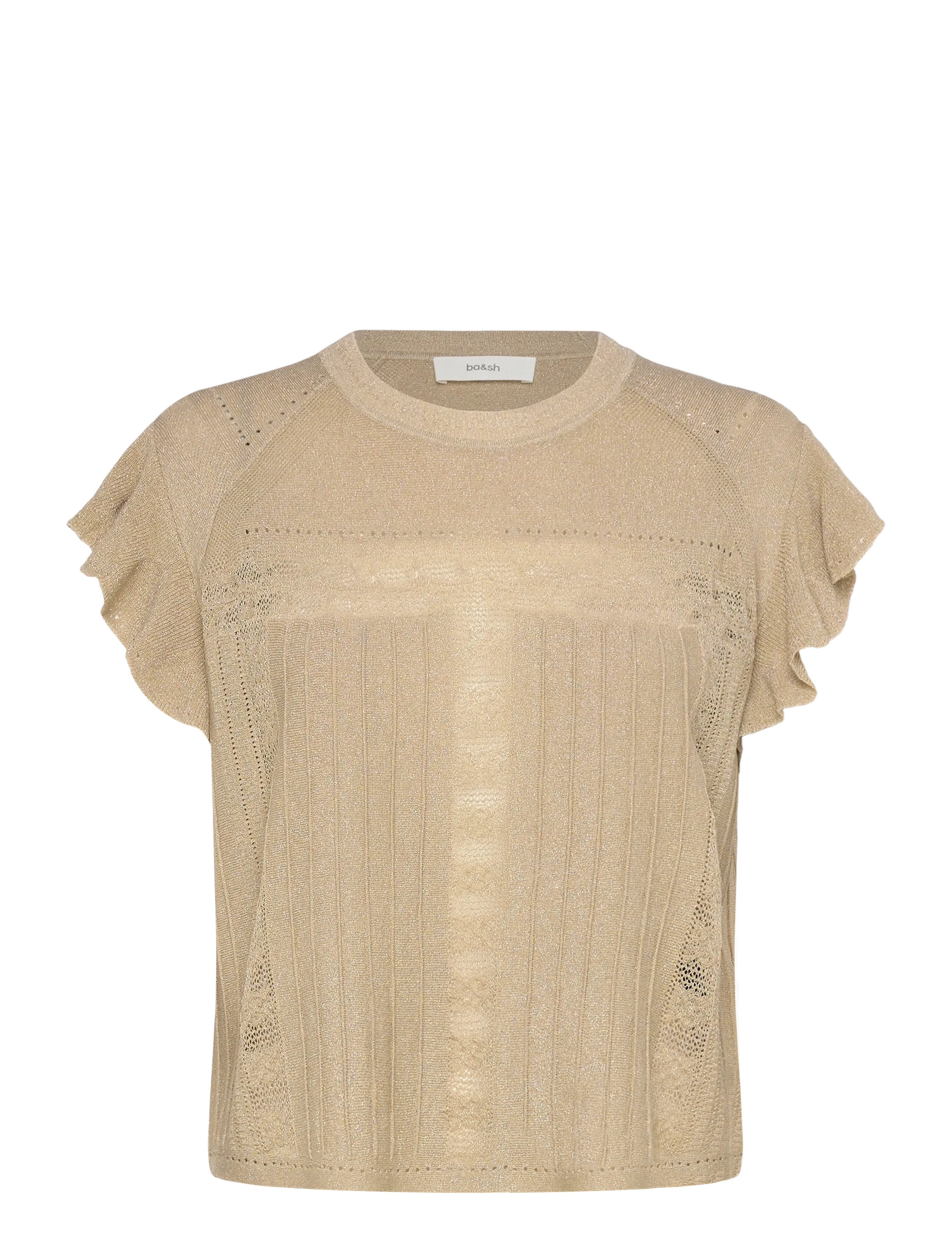 ba&sh TOP PIERA - Strikkevarer - GOLD / gold