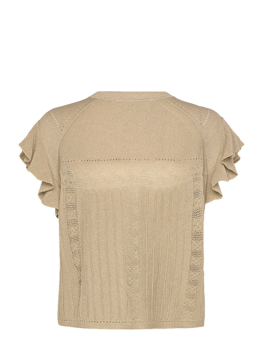 ba&sh - TOP PIERA - peysur - gold - 2