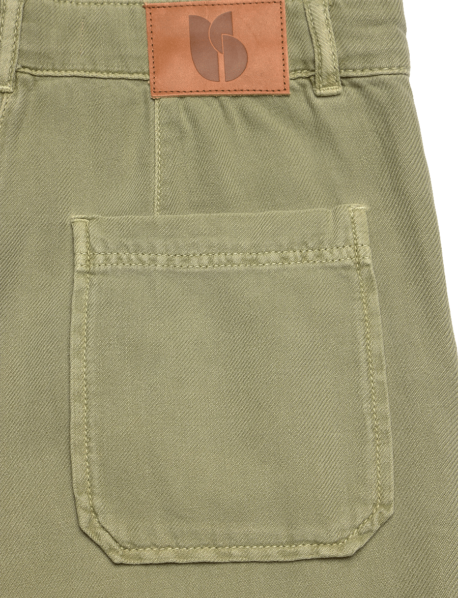 ba&sh - PANTALON RAJA - hose mit geradem bein - amande - 4