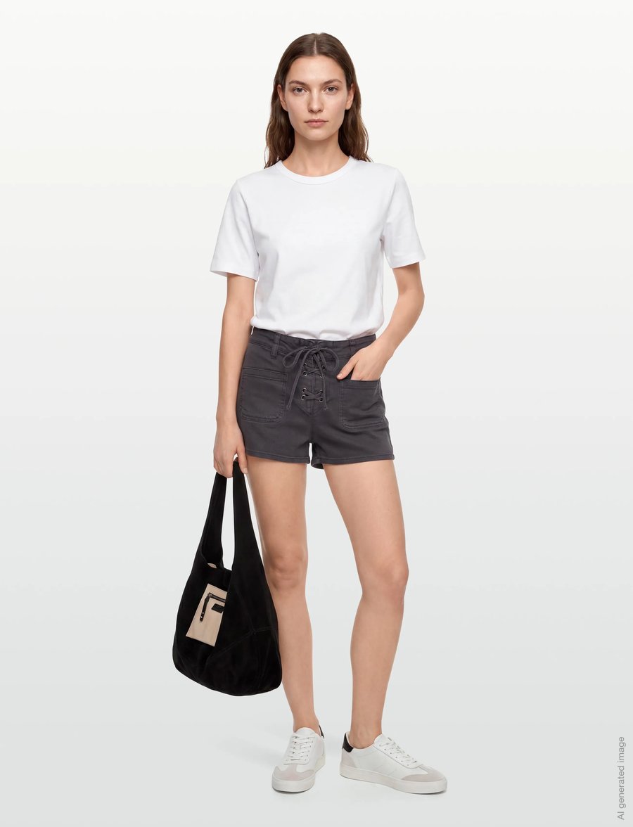 ba&sh - SHORT RENO - casual shorts - carbone - 0