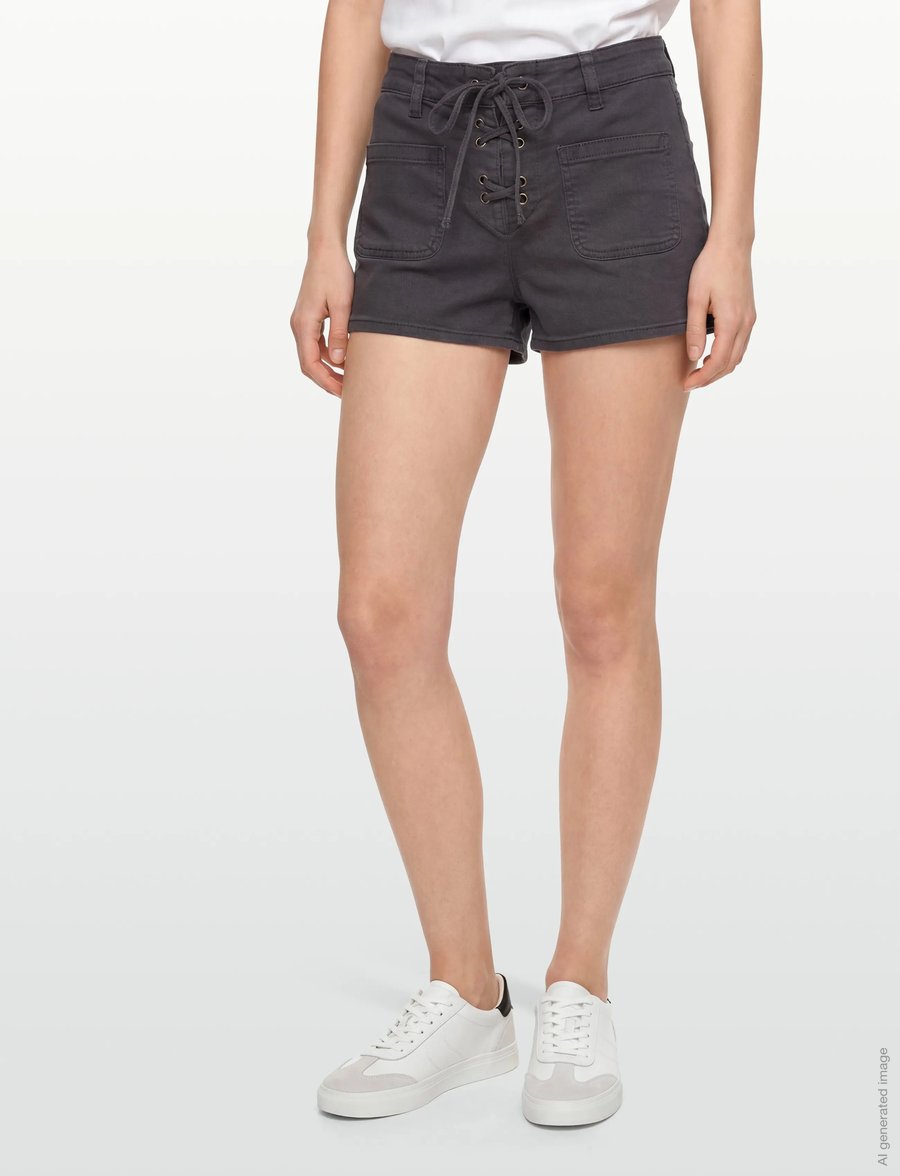 ba&sh - SHORT RENO - casual shorts - carbone - 3