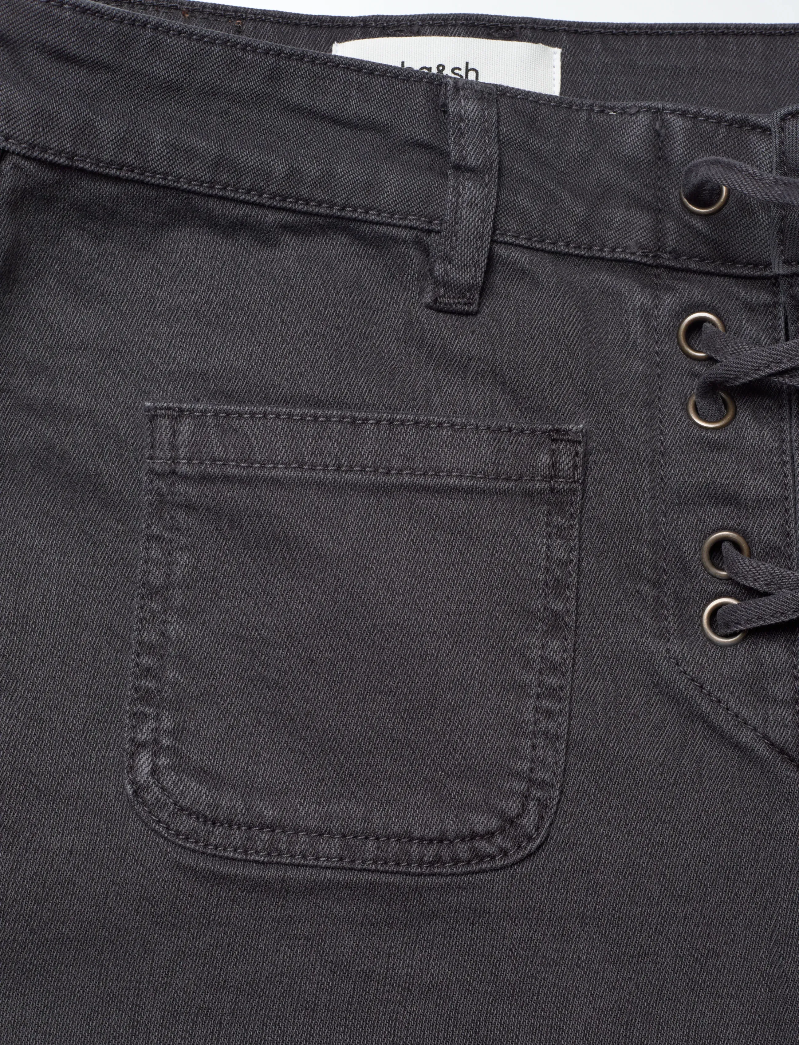ba&sh - SHORT RENO - ikdienas šorti - carbone - 2