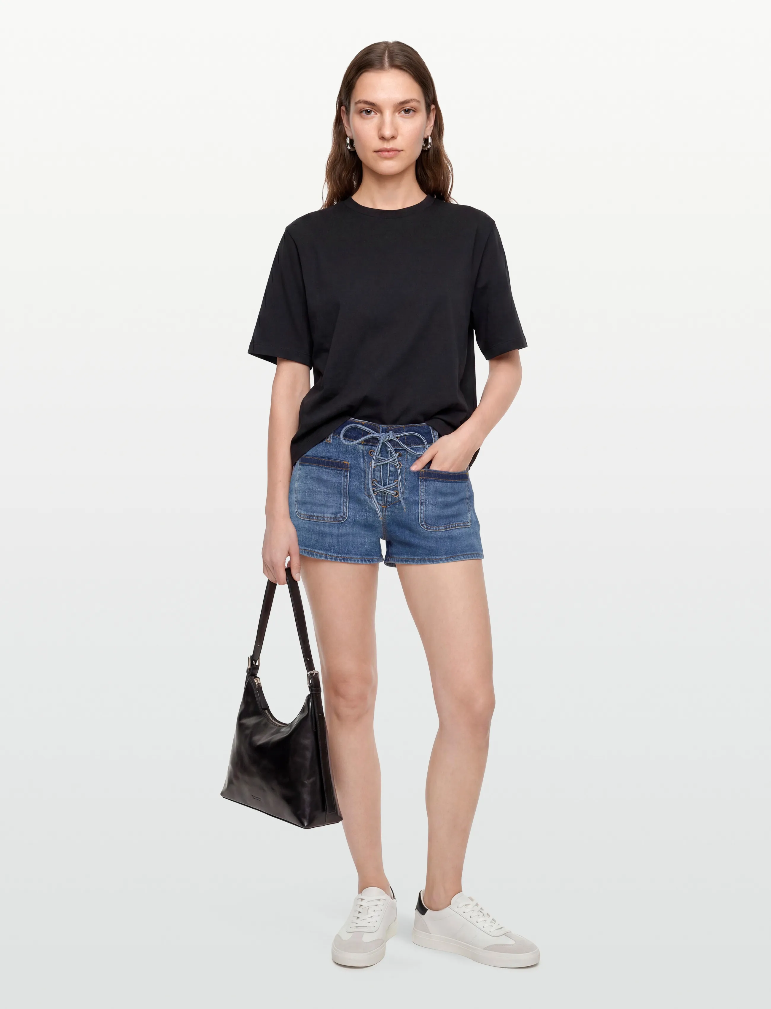 ba&sh - SHORT RIO - jeans shorts - bluejeans - 0