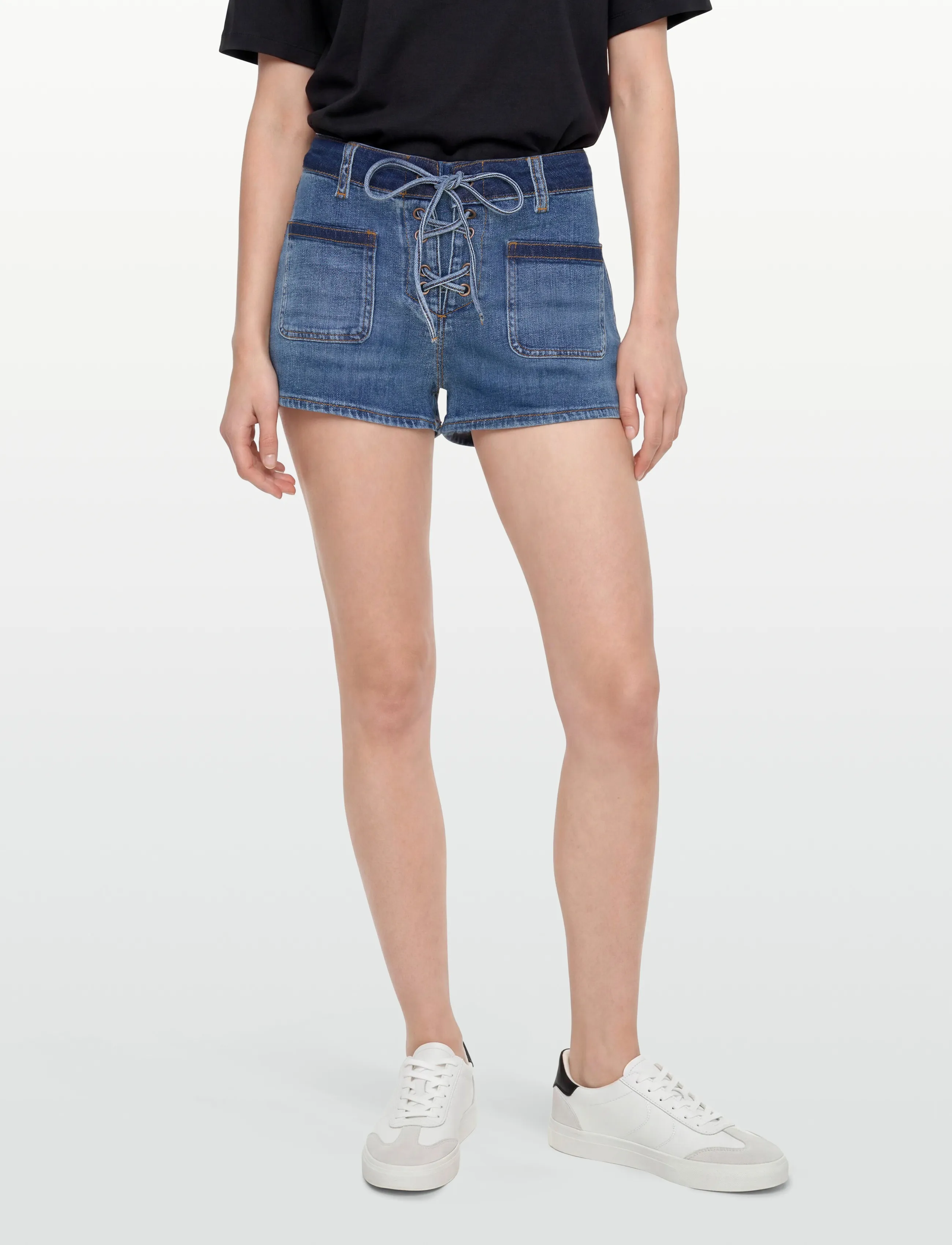 ba&sh - SHORT RIO - jeans shorts - bluejeans - 3