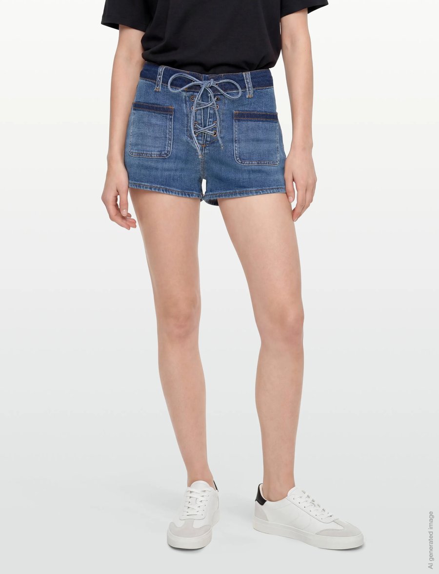 ba&sh - SHORT RIO - jeansshorts - bluejeans - 3