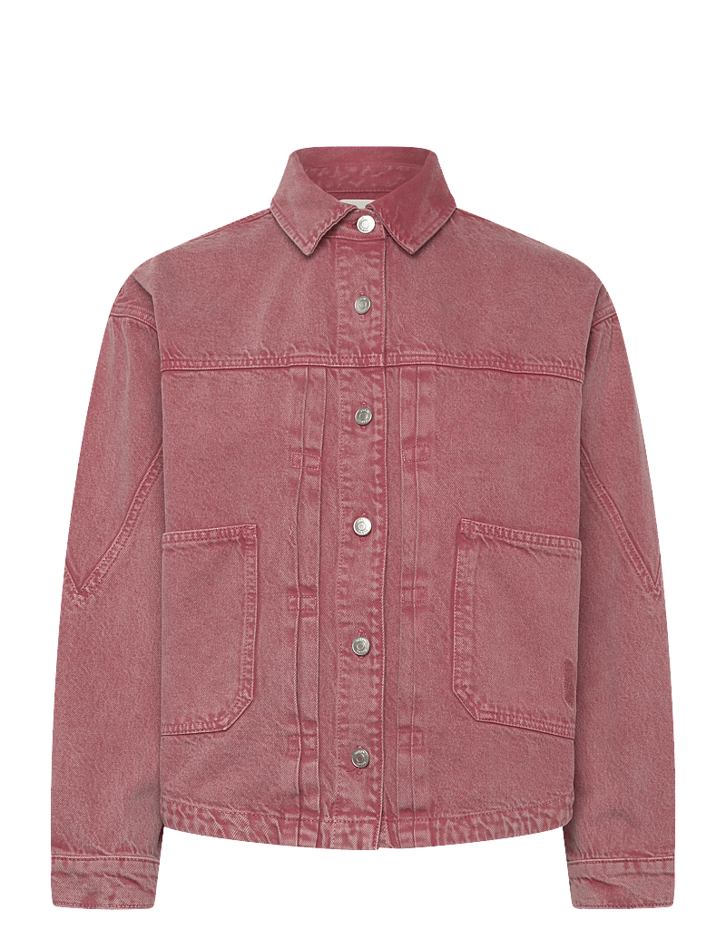 ba&sh - VESTE RUNO - spring jackets - rose - 1