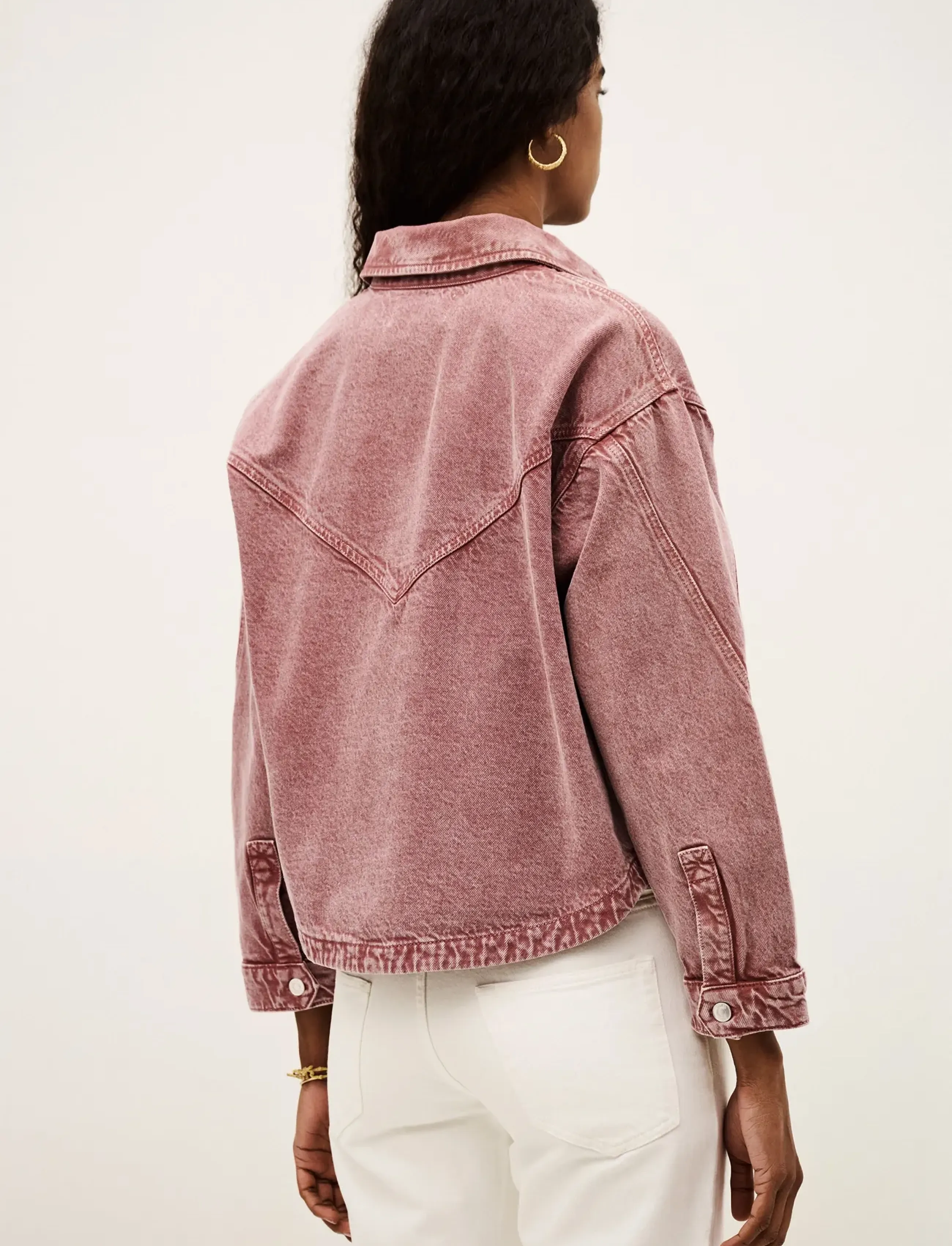 ba&sh - VESTE RUNO - rose - 4