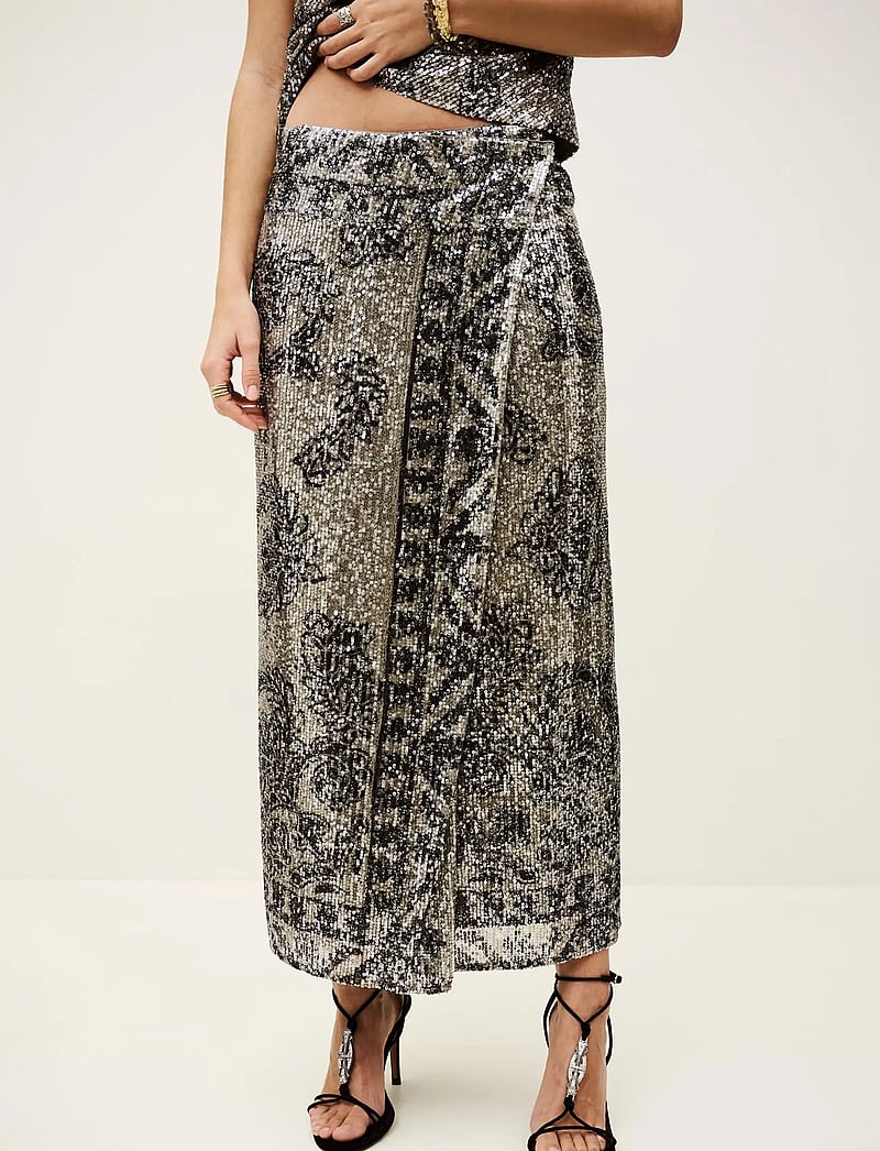 ba&sh - JUPE SILVIA - pailletten-röcke - noir - 3