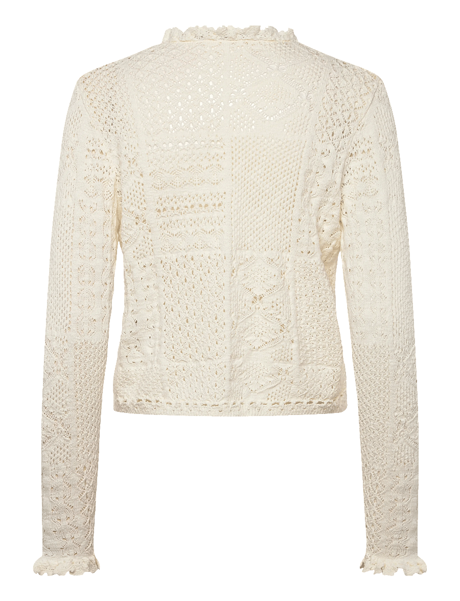 ba&sh - CARDIGAN SORIA - cardigans - ecru - 1