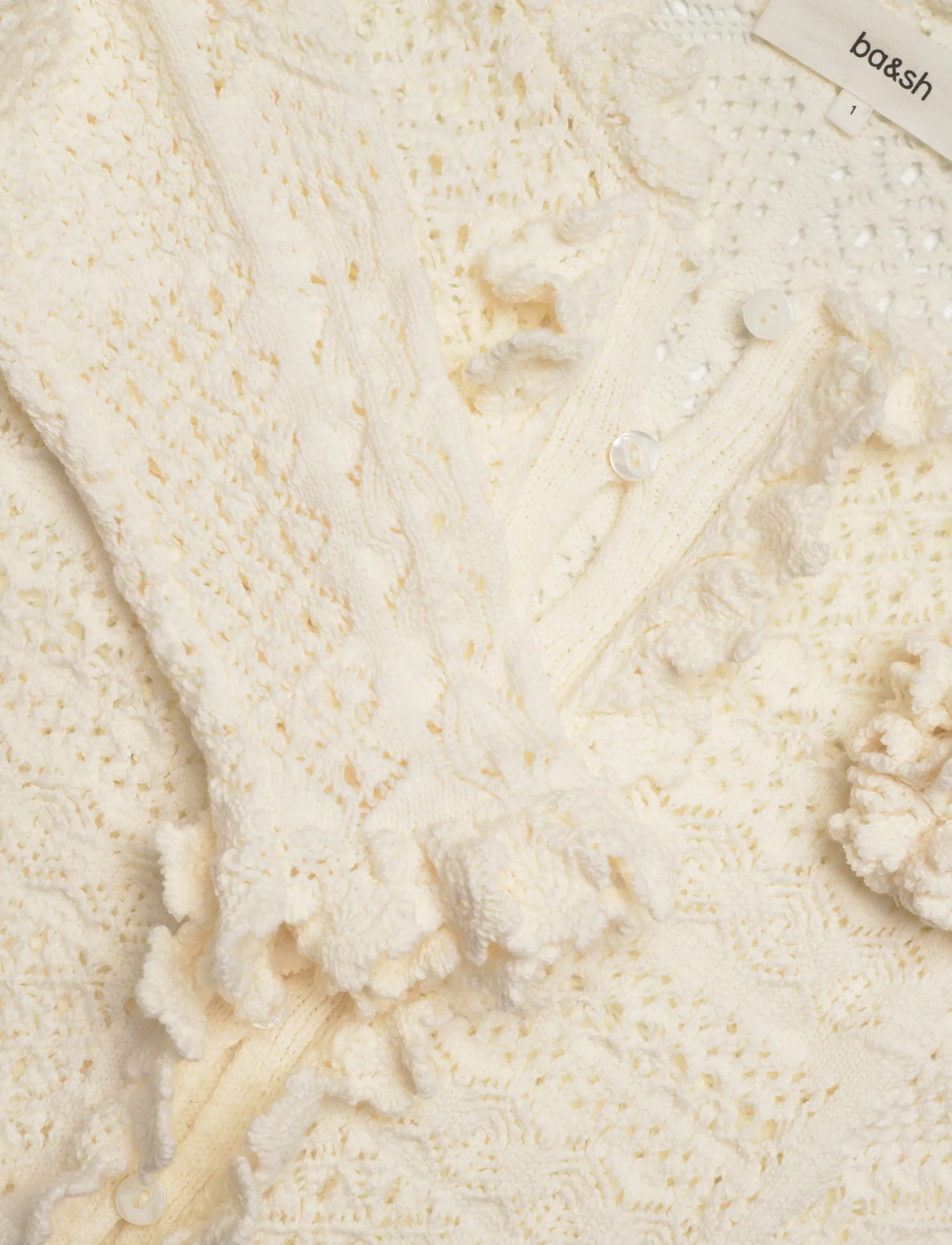 ba&sh - CARDIGAN SORIA - cardigans - ecru - 2