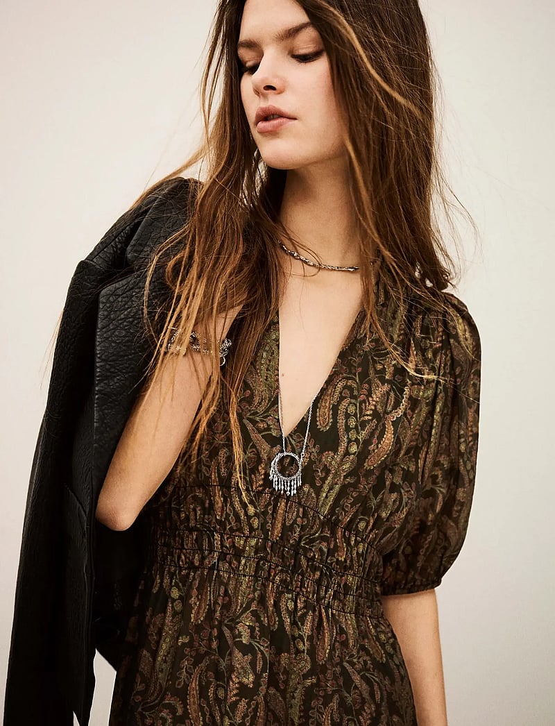 ba&sh - ROBE TANYSSA - midi-kleider - kaki - 3