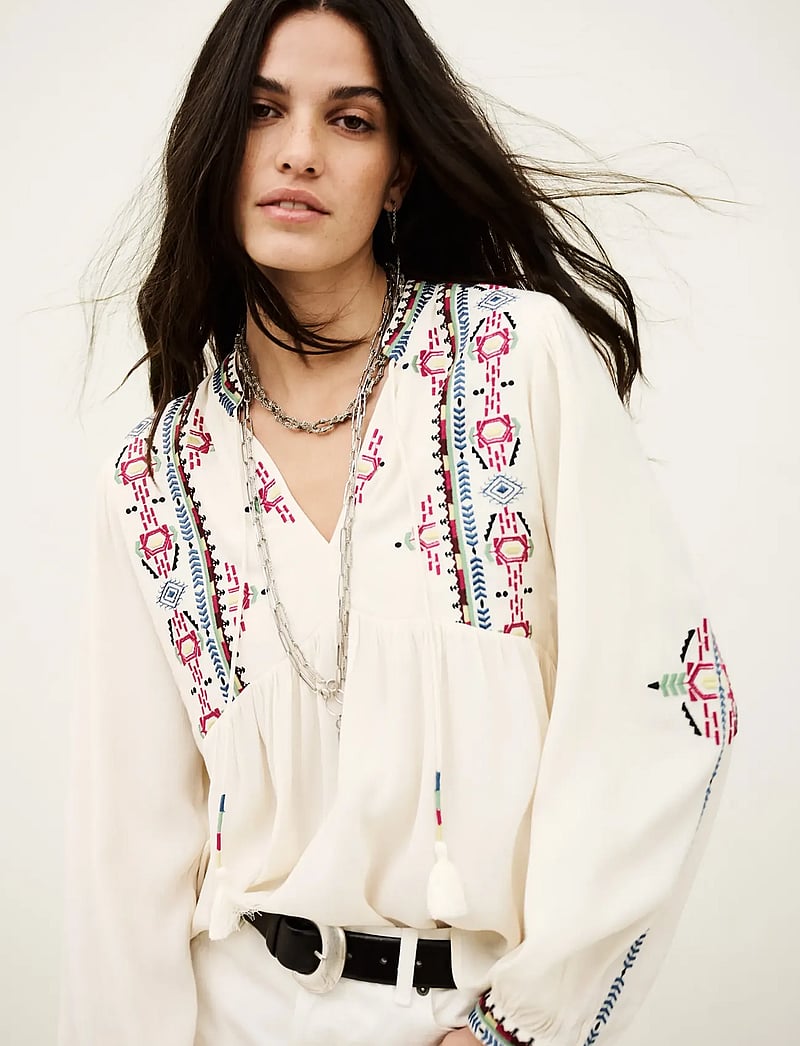 ba&sh - BLOUSE TILT - langermede bluser - ecru - 0