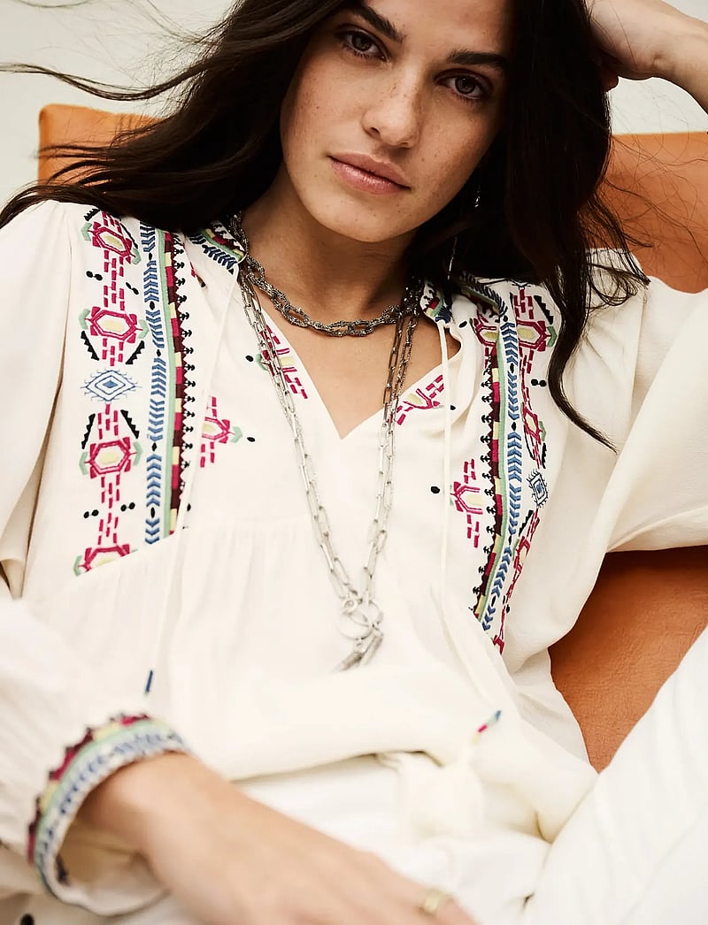 ba&sh - BLOUSE TILT - langermede bluser - ecru - 5