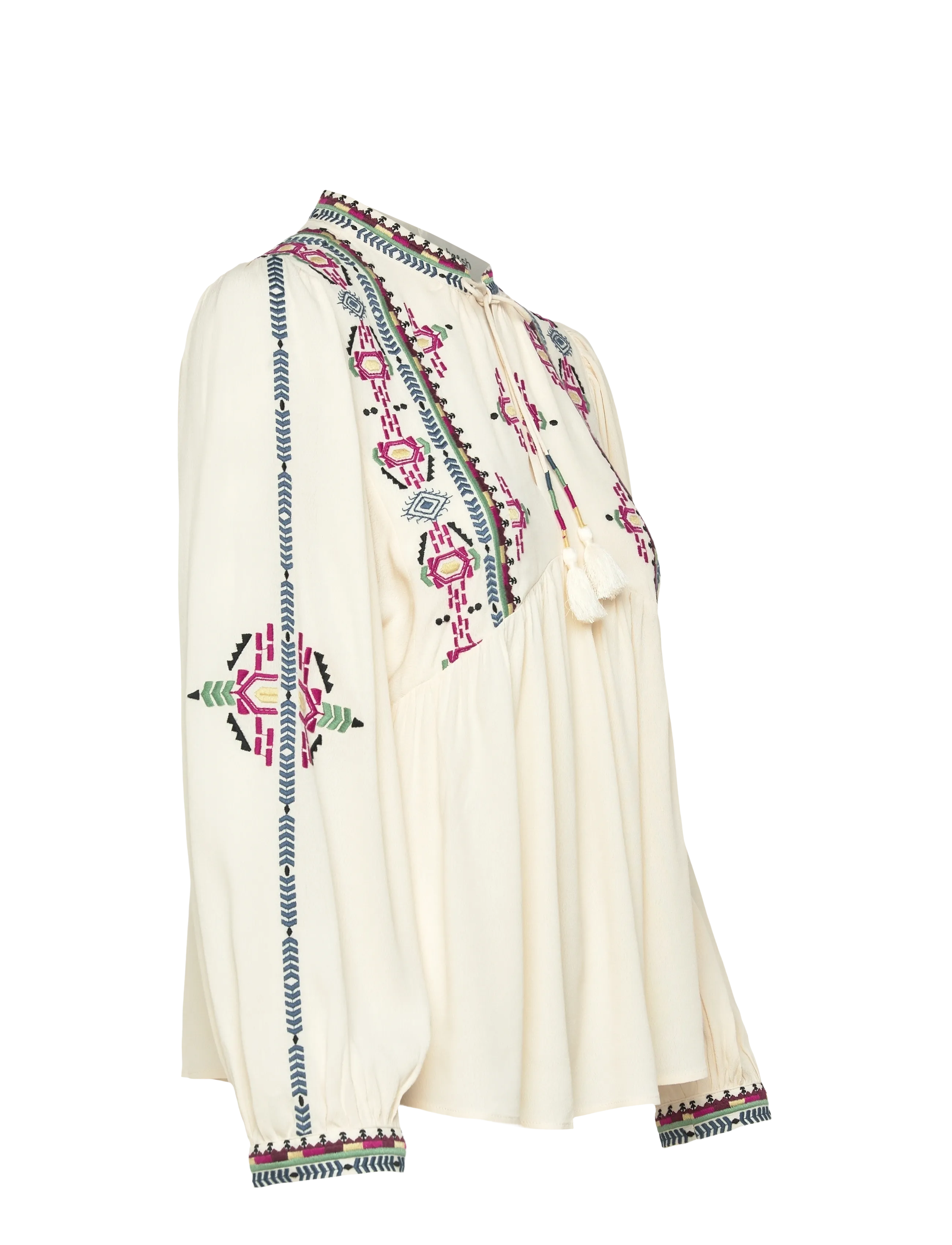 ba&sh - BLOUSE TILT - pikkade varrukatega pluusid - ecru - 4