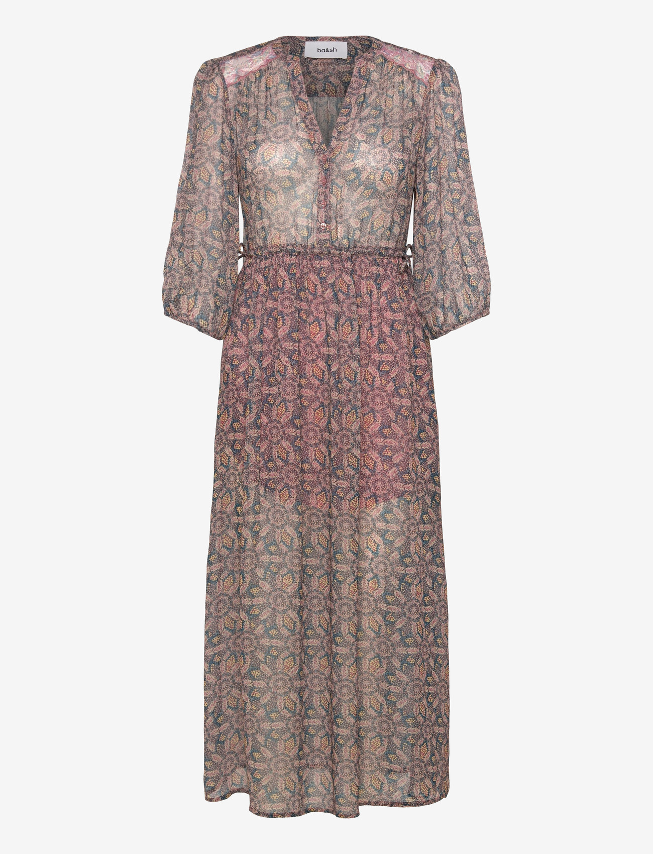 ba&sh - ROBE TIZIA - maxi dresses - blue - 1