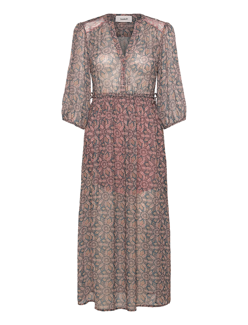 ba&sh - ROBE TIZIA - maxi dresses - blue - 1