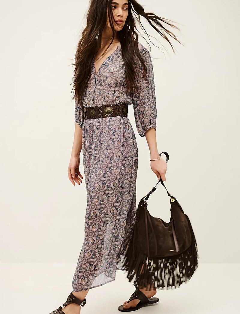 ba&sh - ROBE TIZIA - maxi dresses - blue - 5