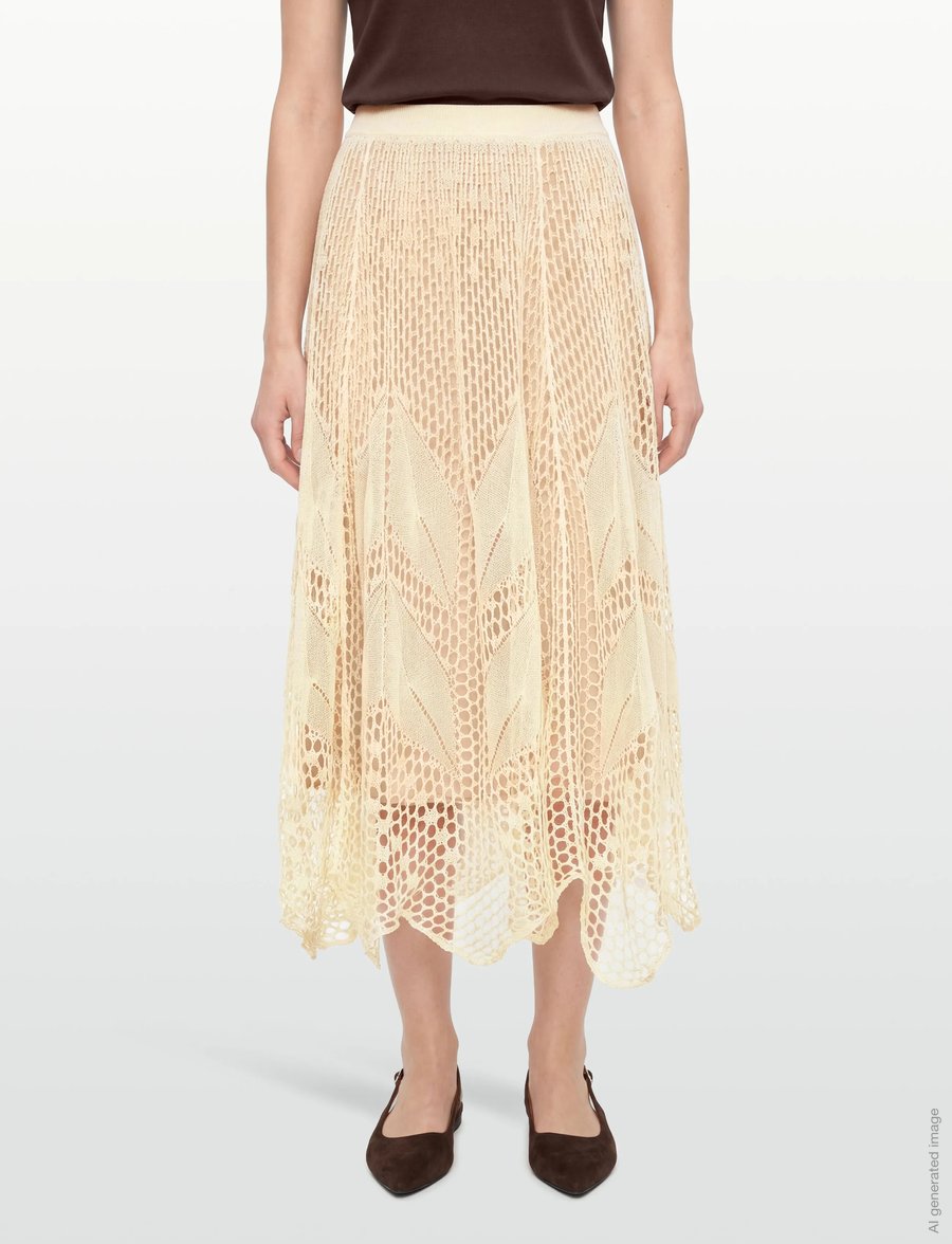 ba&sh - JUPE ULYSSE - knitted skirts - vanille - 4