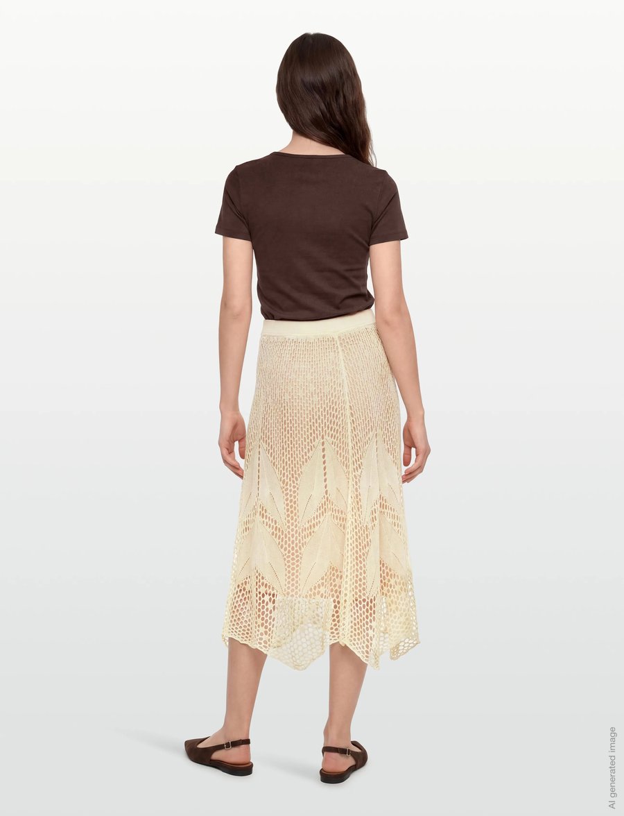 ba&sh - JUPE ULYSSE - knitted skirts - vanille - 5