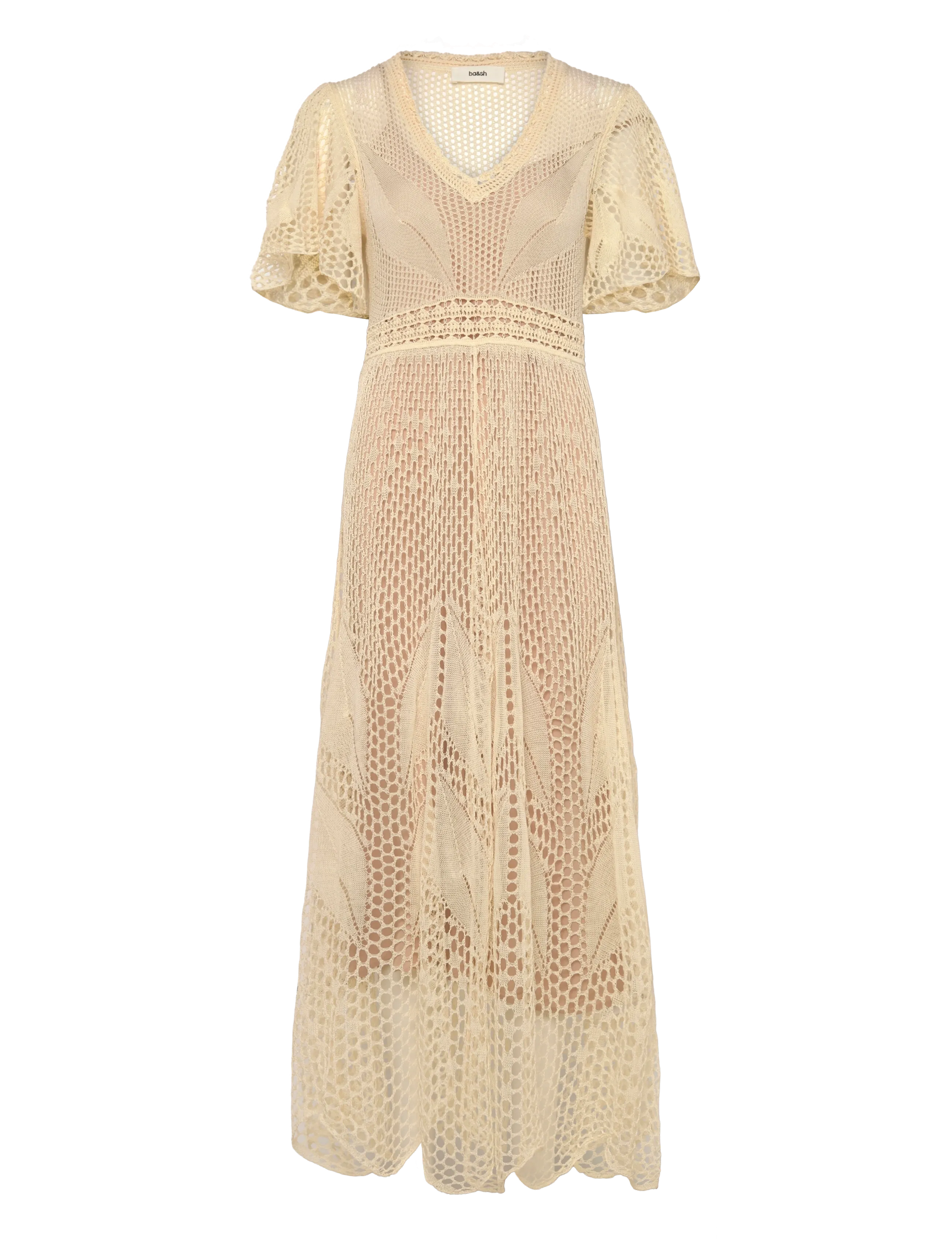 ba&sh ROBE UMIA - Festtøj - VANILLE / cream