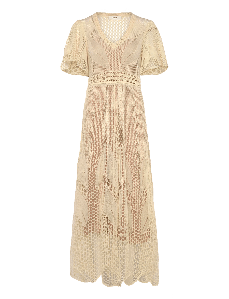 ba&sh - ROBE UMIA - sommerkleider - vanille - 0