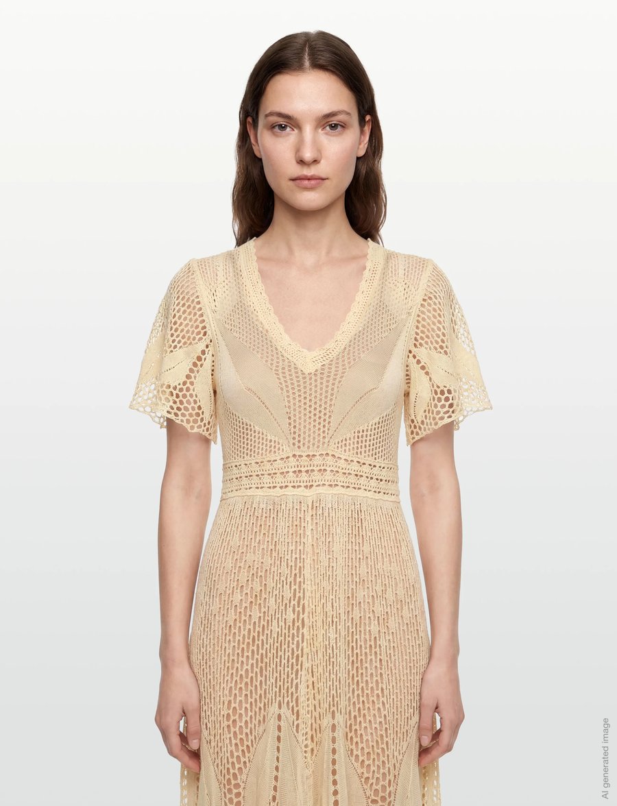 ba&sh - ROBE UMIA - sommerkleider - vanille - 4
