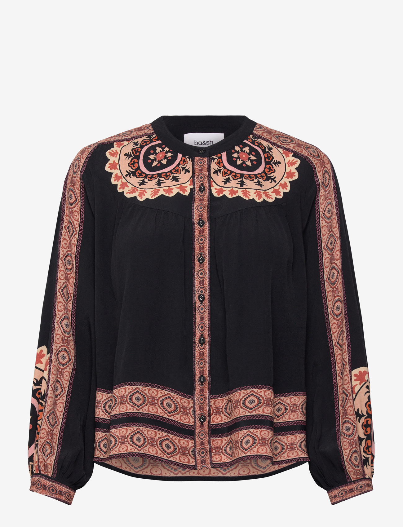 ba&sh - CHEMISE VALDA - long sleeved blouses - carbone - 0