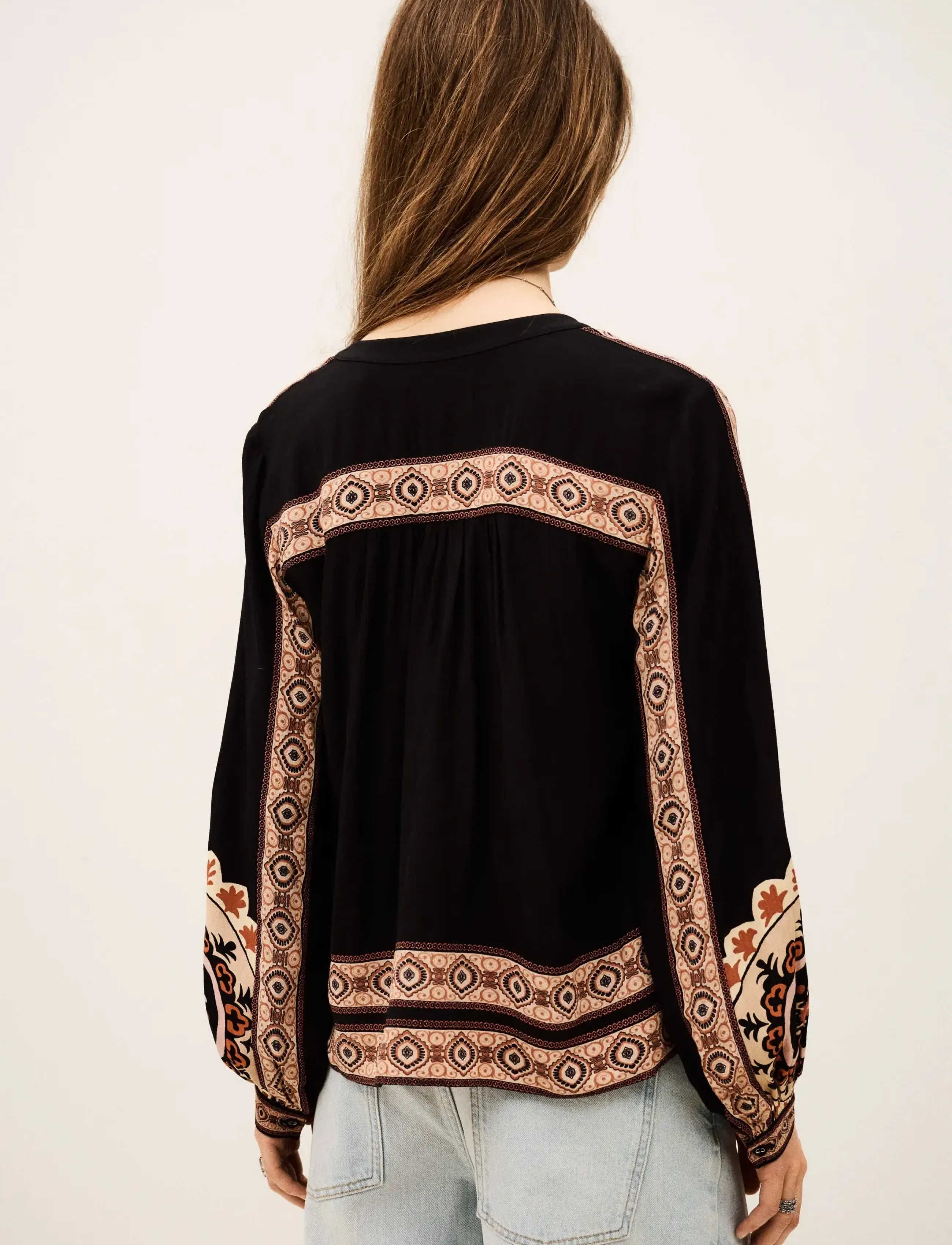 ba&sh - CHEMISE VALDA - blouses à manches longues - carbone - 4