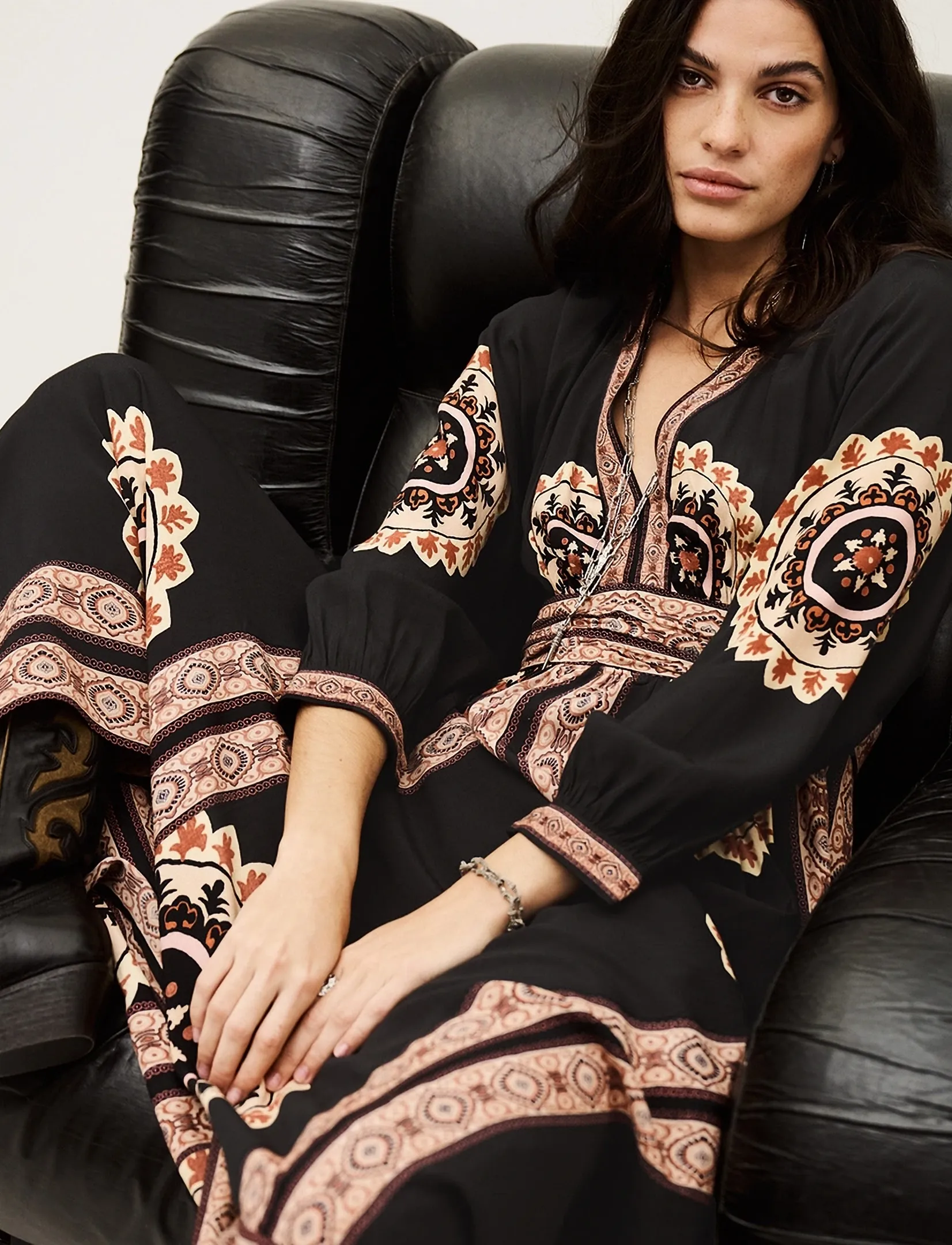 ba&sh - ROBE VERA - maxi dresses - carbone - 3