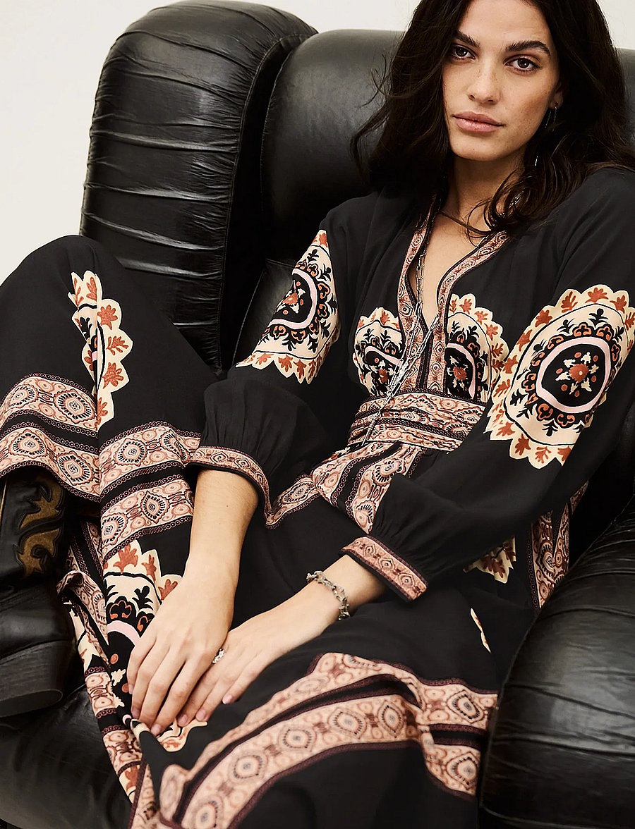ba&sh - ROBE VERA - maxi dresses - carbone - 3