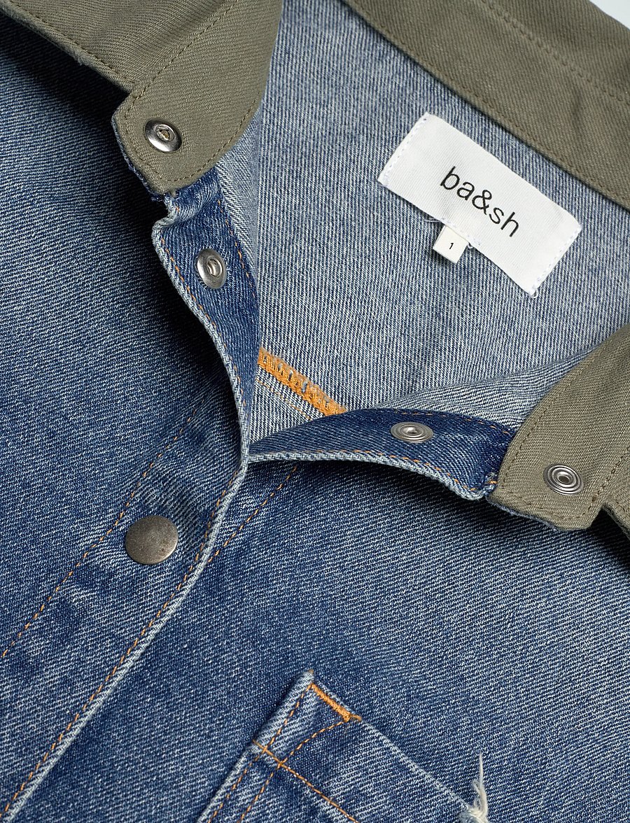 ba&sh - VESTE VIGILIO - forårsjakker - lightusedblue - 5
