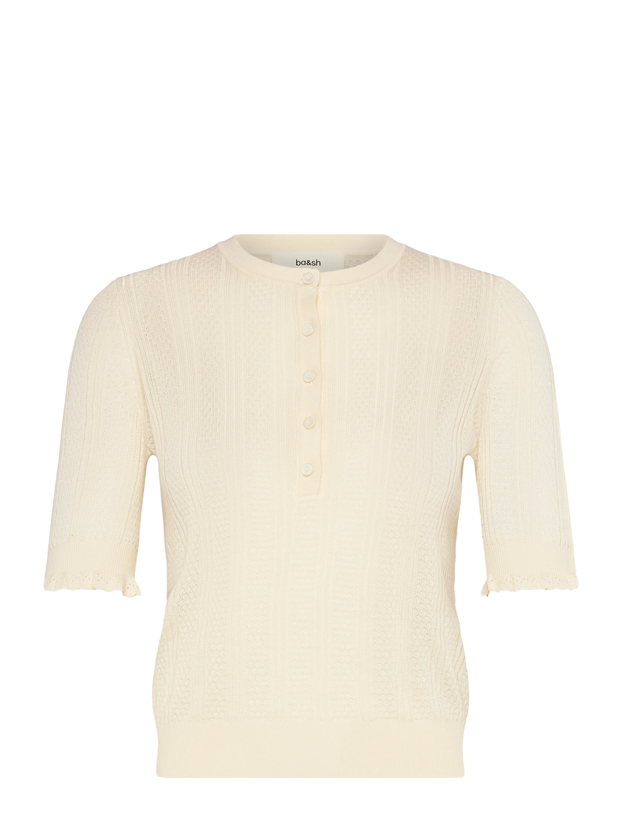 ba&sh PULL VIOLA - Strikkevarer - ECRU / cream
