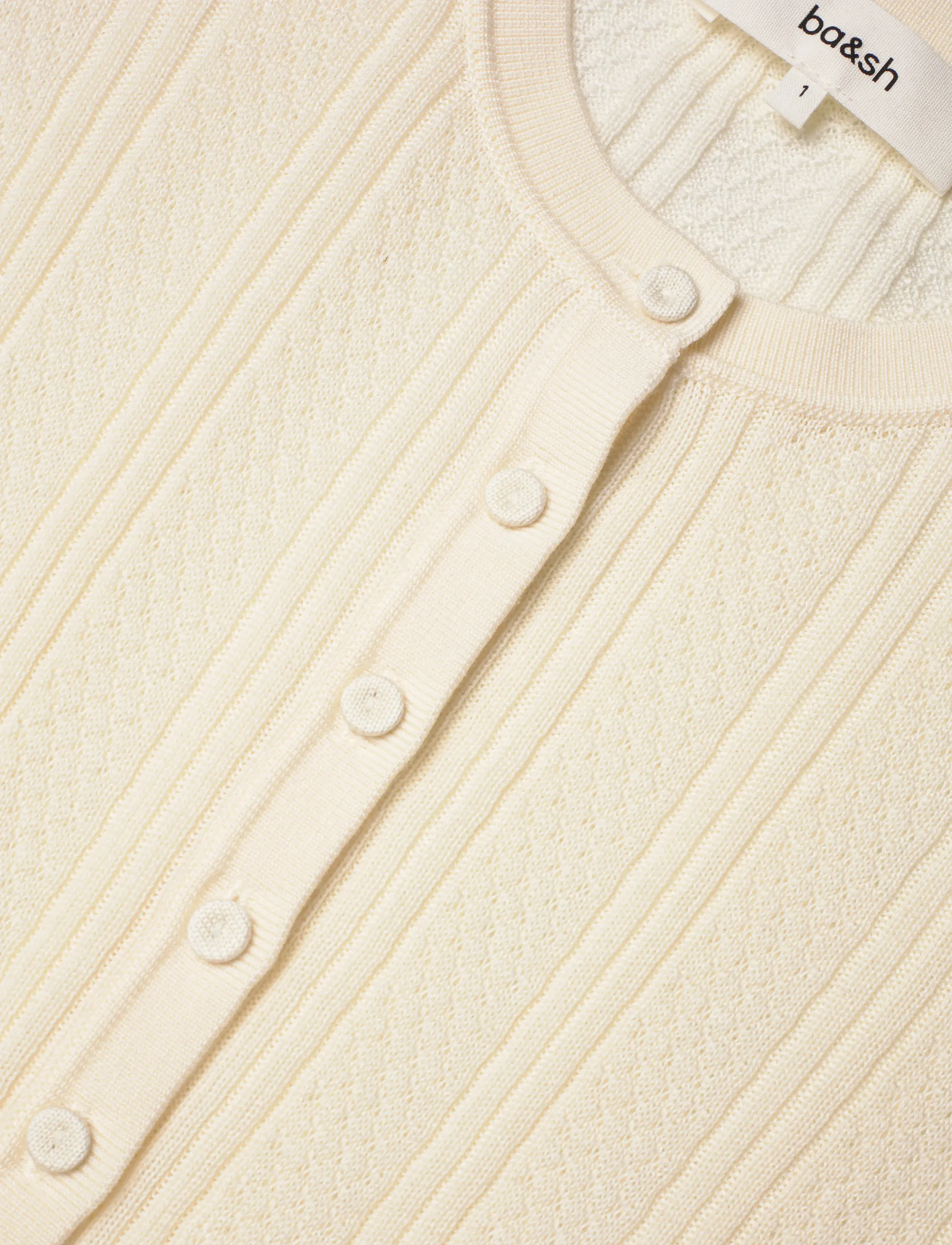 ba&sh - PULL VIOLA - sviitrid - ecru - 5