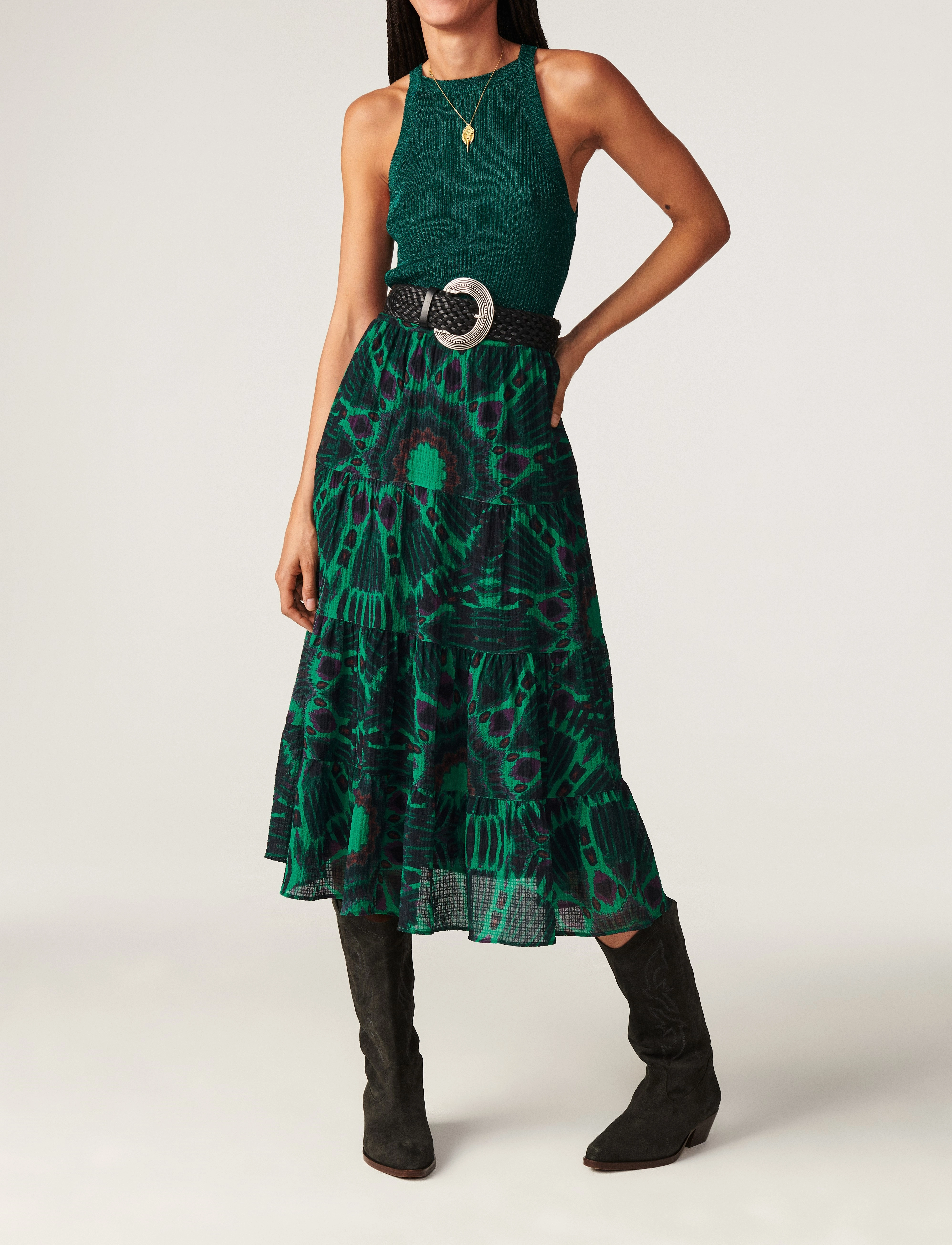 ba&sh - JUPE CLAREN - green - 3