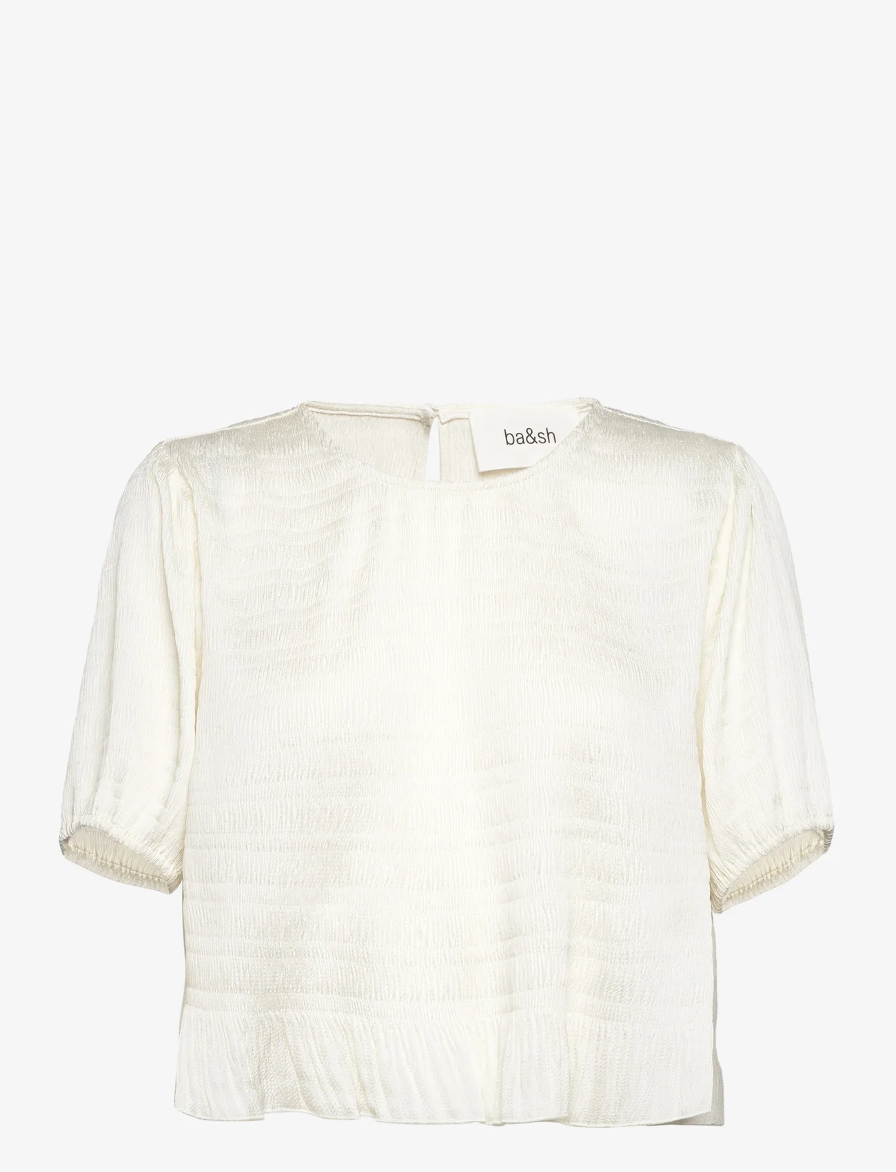 ba&sh - KABY TOP - short-sleeved blouses - ecru - 0